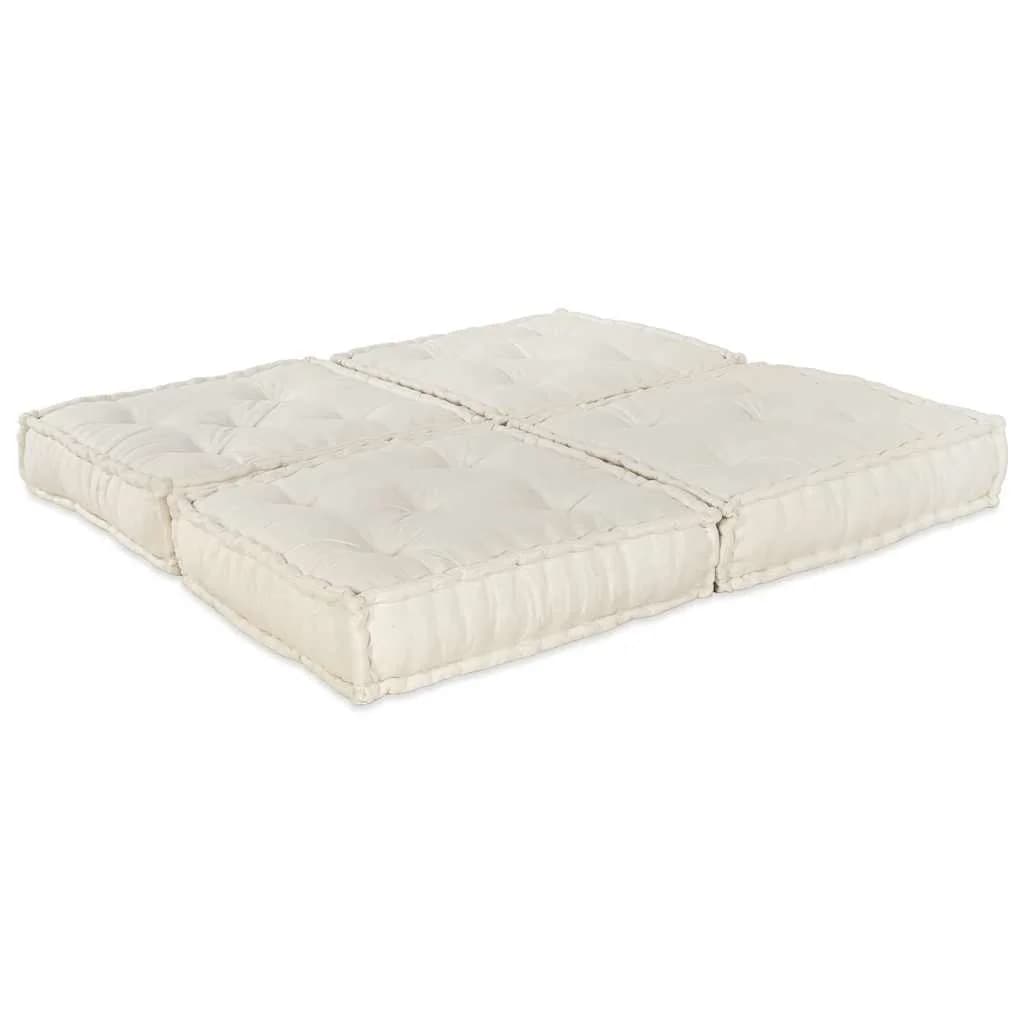 Modularna sedežna enota 2 kos Blago Krem 140 x 70 x 36 cm - slika 4