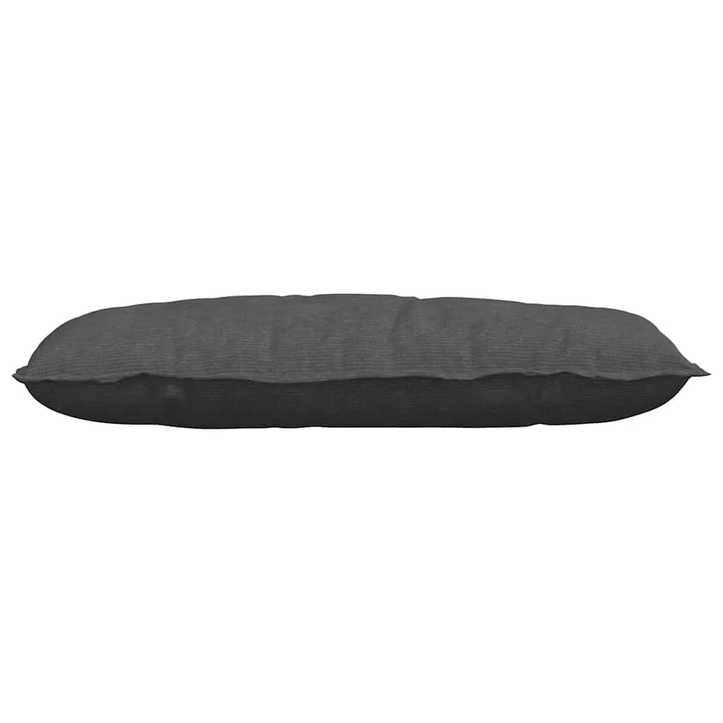 Poglavni vzglavnik Temno siva 100 x 50 cm Žametna tkanina - slika 5