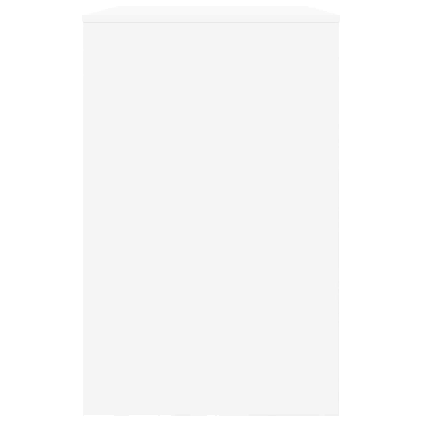 Miza s predalom Bela 100 x 50 x 78 cm Konstruirano leseno - slika 7