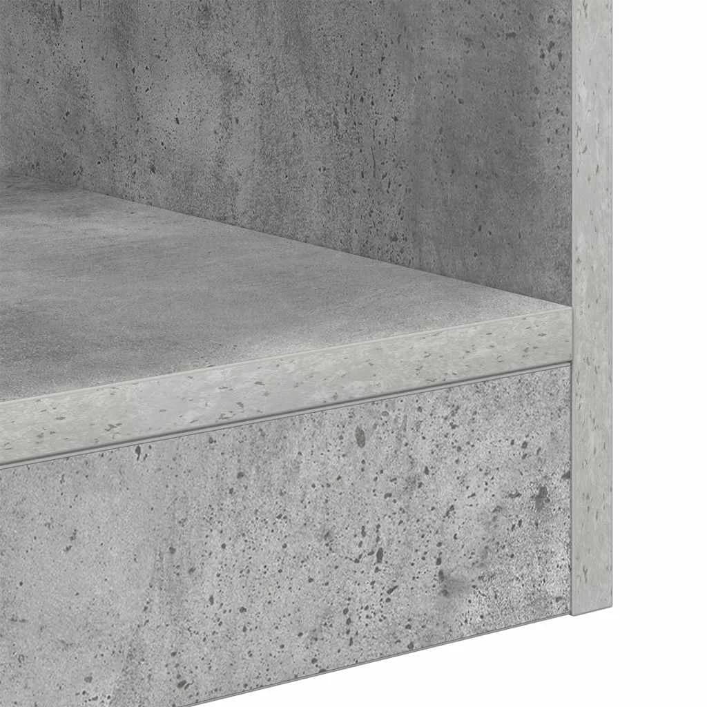 Stranska miza 2 kos Betonsko siva 30,5 x 30 x 45 cm - slika 10