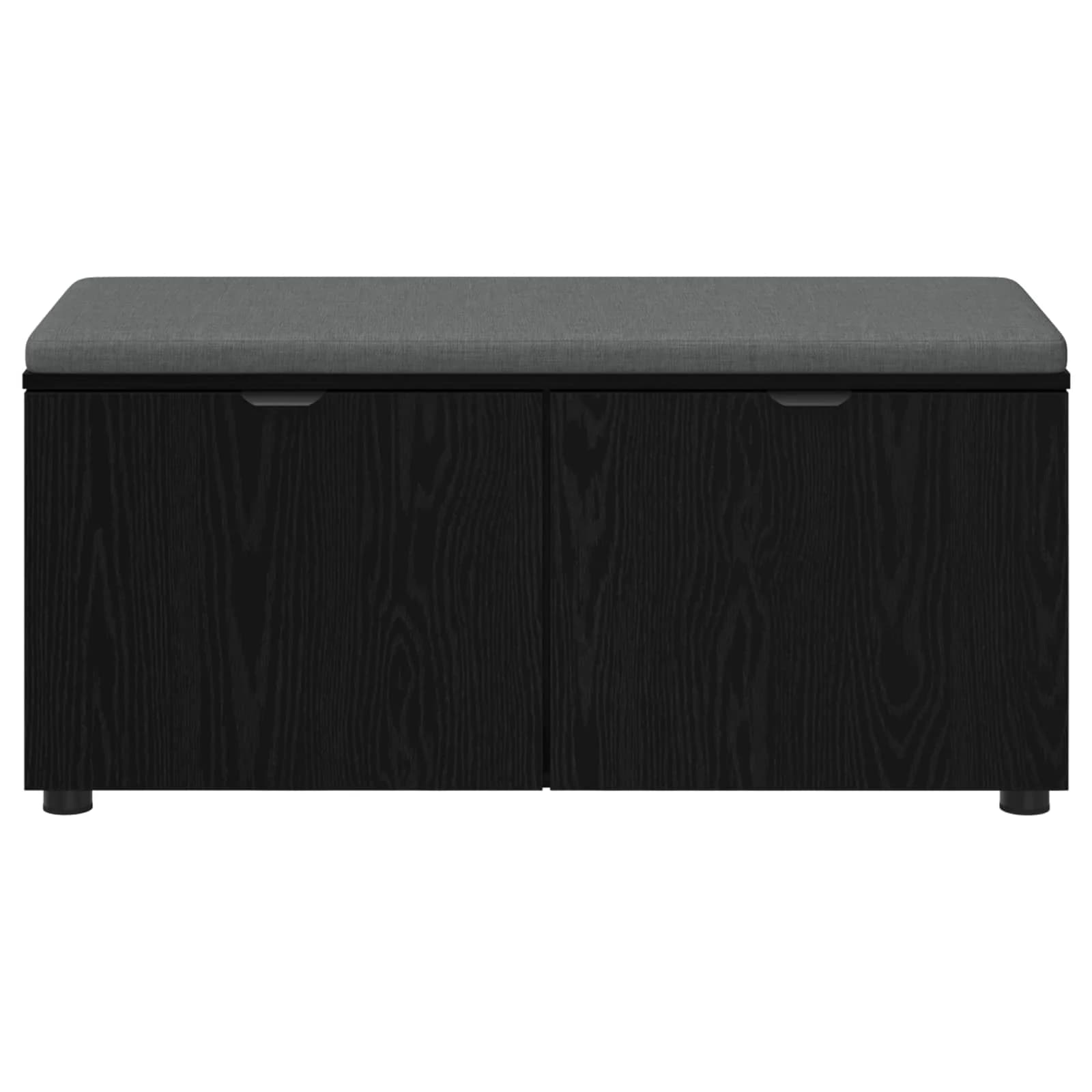 Haldna klop z blazino s polico Črni Hrast 100 x 38 x 46 cm - slika 6
