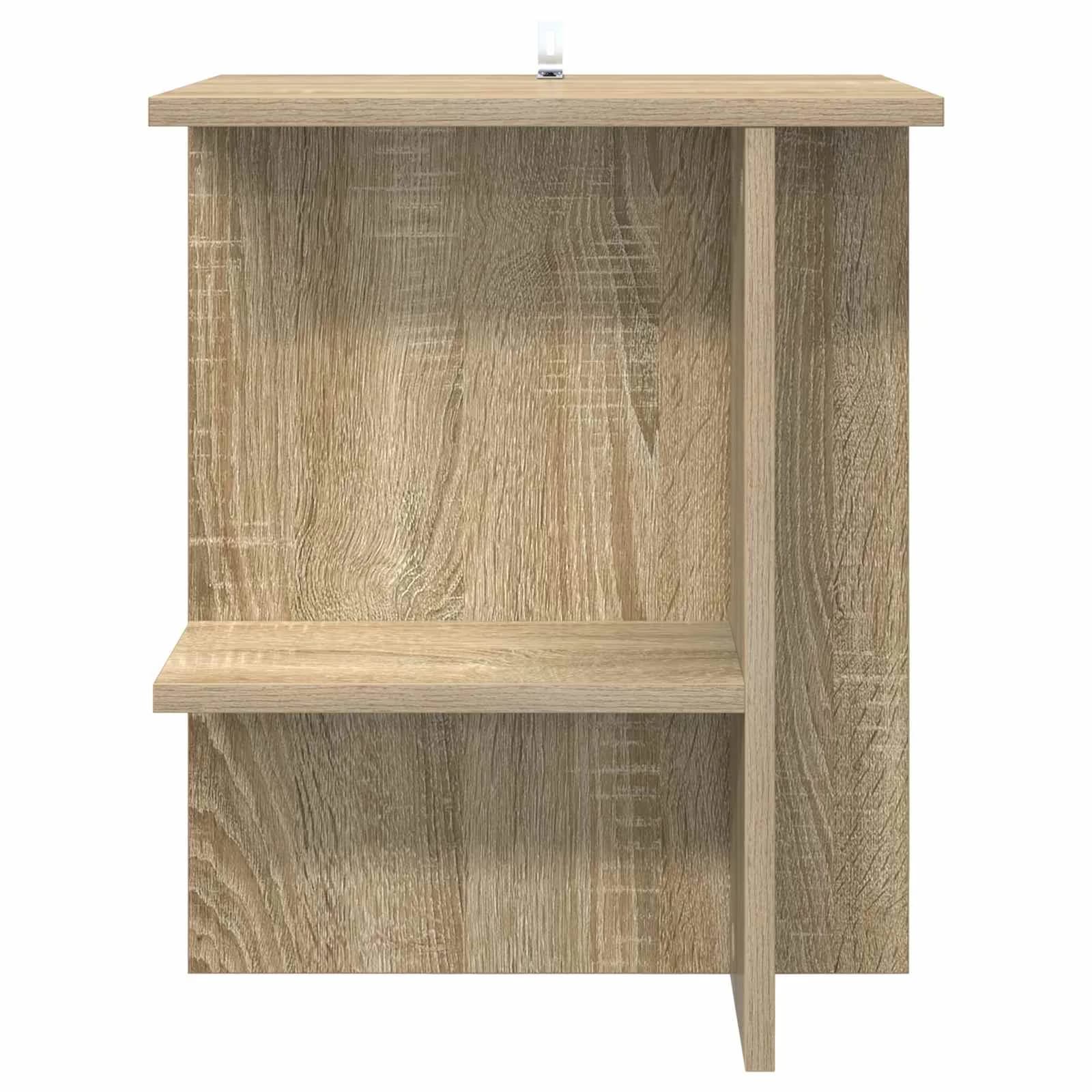Klubska miza Sonoma hrast 40 x 30 x 49 cm Inženirski les - slika 4