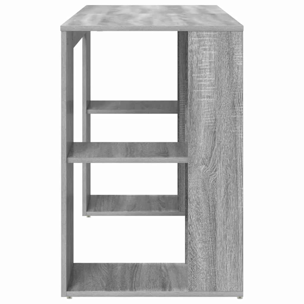 Miza Siva Sonoma Inženirski les 130 x 50.5 x 75 cm - slika 6