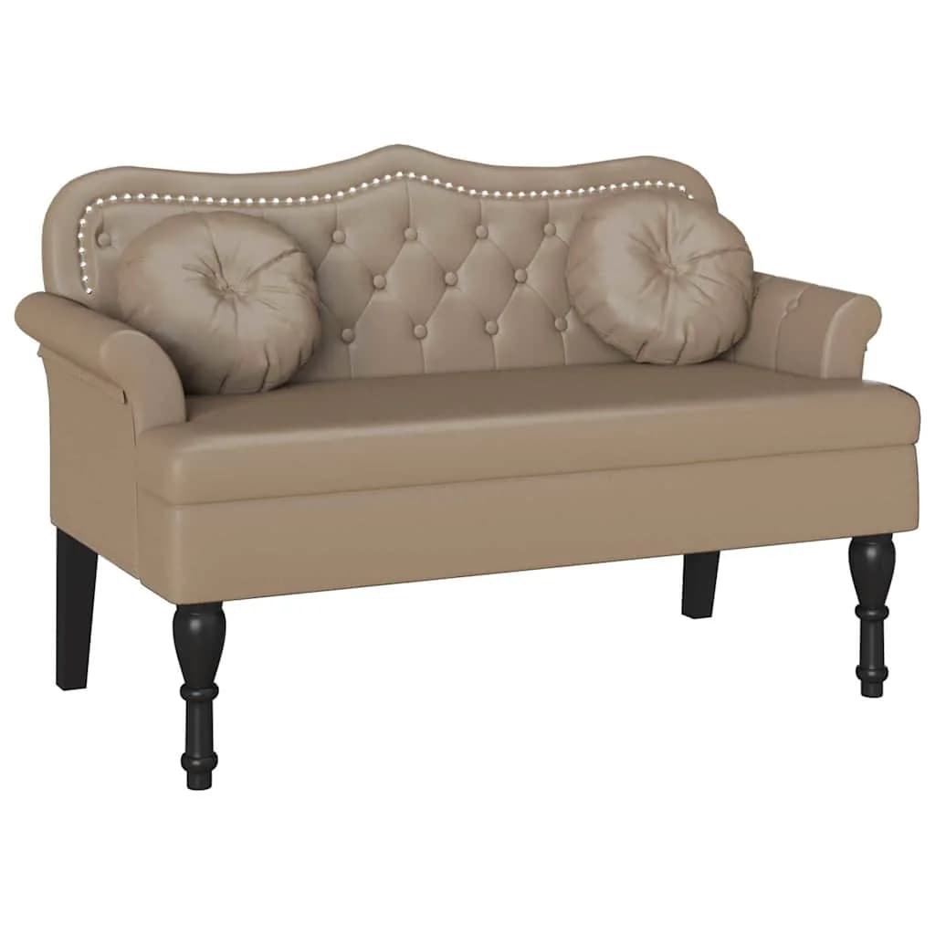 Chesterfield klop Kapučino 120,5 x 65 x 75 cm Umjetno usnje - slika 2