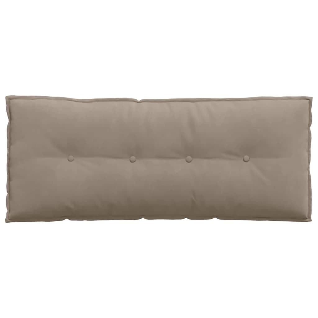 Poglavni vzglavnik Taupe 120 x 50 cm Mikrofiber tkanina - slika 6