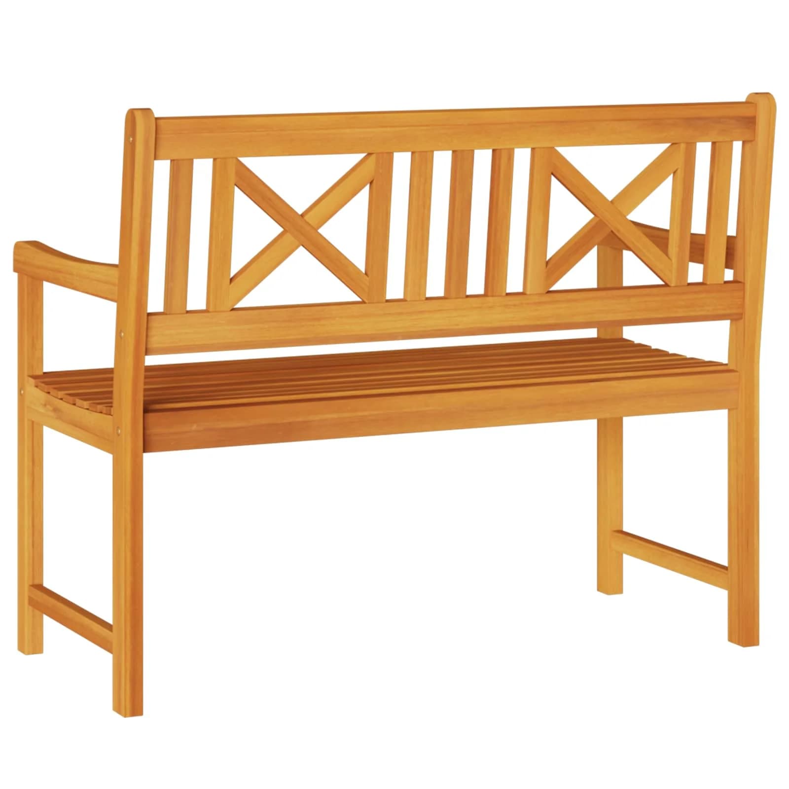 Zunanja klop Naravna 110 x 56 x 90 cm Masiven les akacije - slika 6