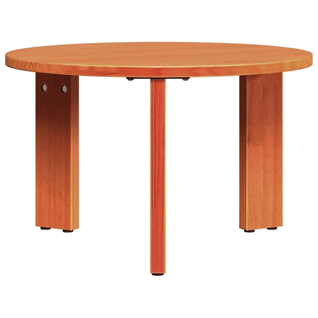 Klubska miza 2 kos Voskast rjav 47,5 x 47,5 x 27 cm - slika 10