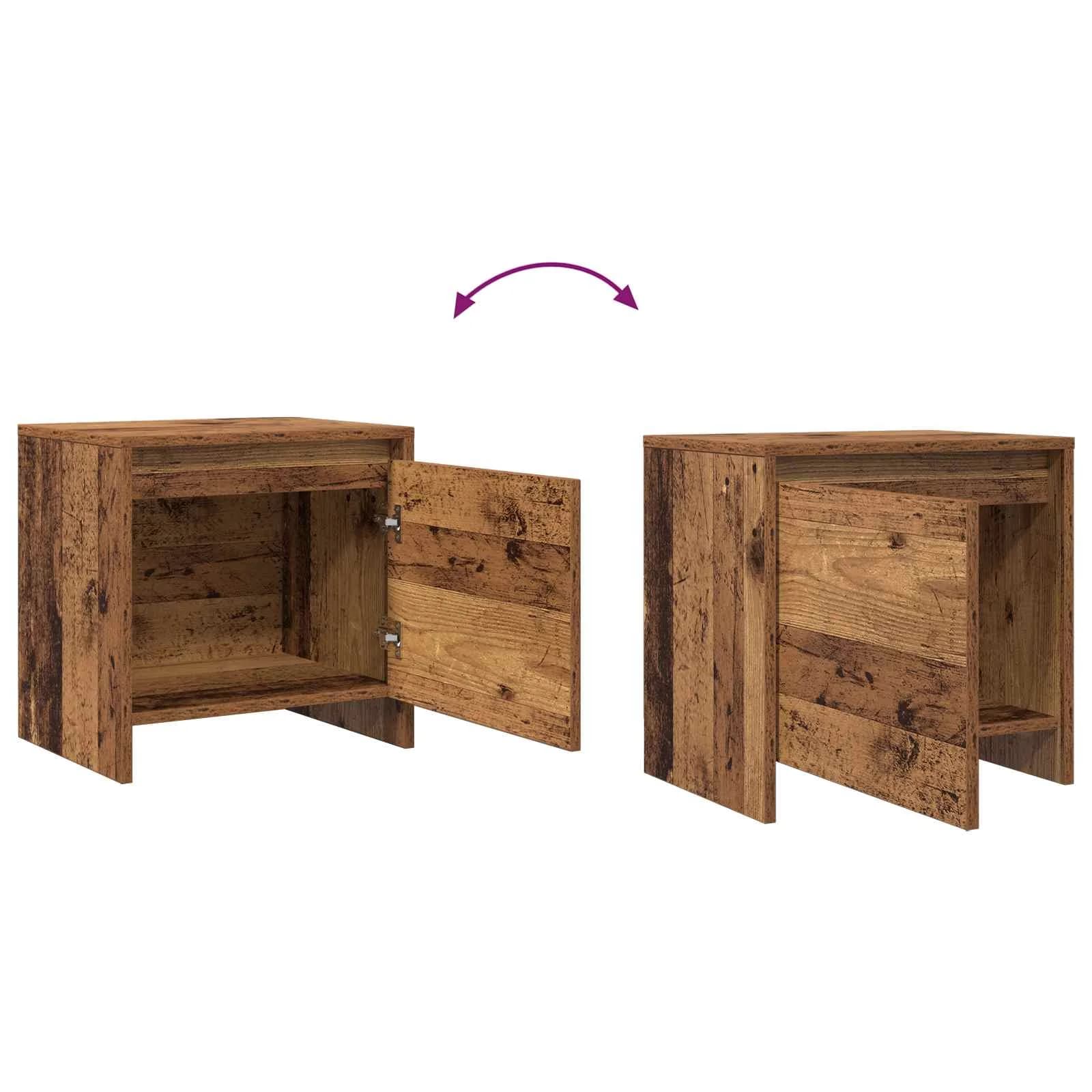 Nočna omarica Star les 45 x 34 x 44,5 cm Inženirski les - slika 11