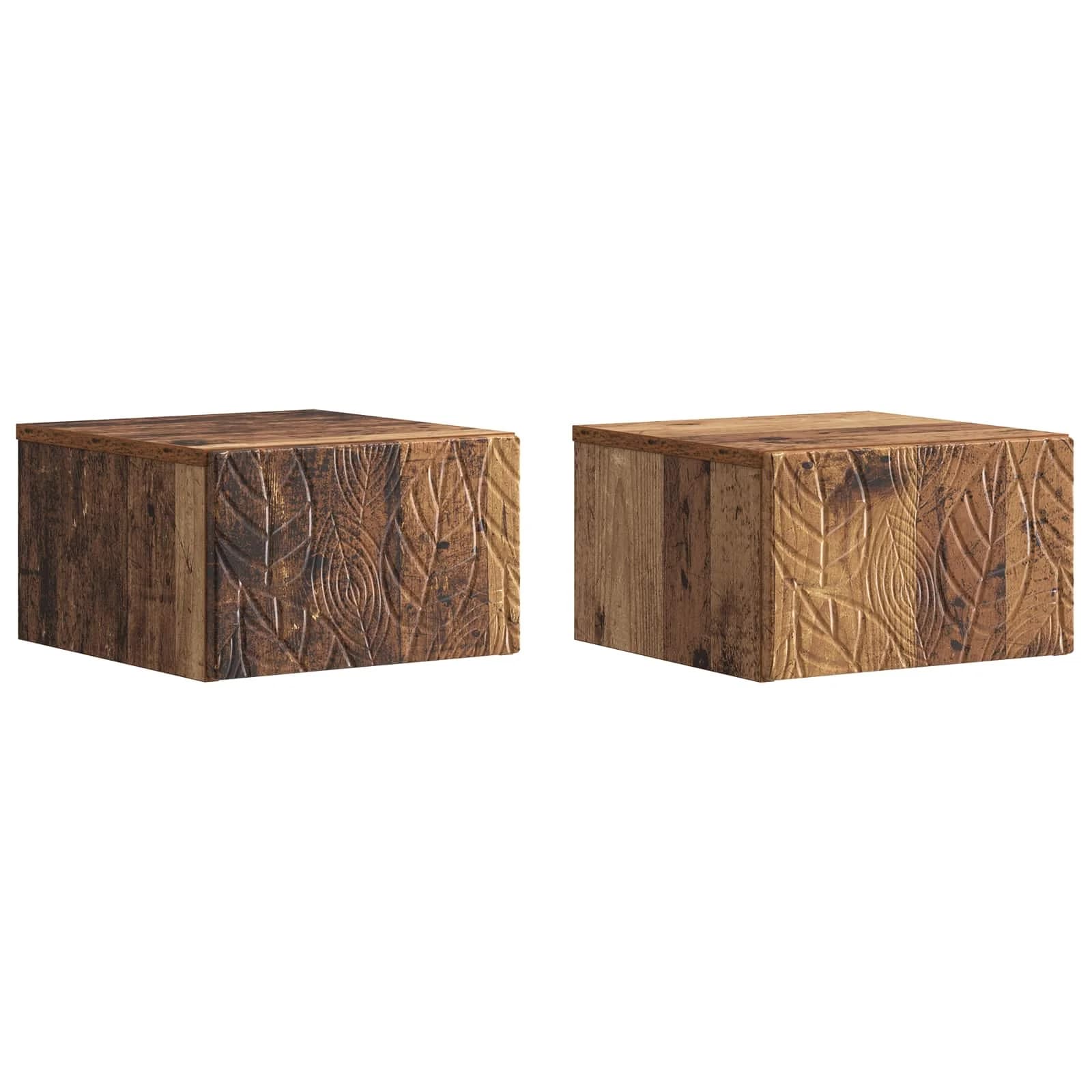Stenska stranska miza 2 kos Star les 34,5 x 33 x 20 cm - slika 2