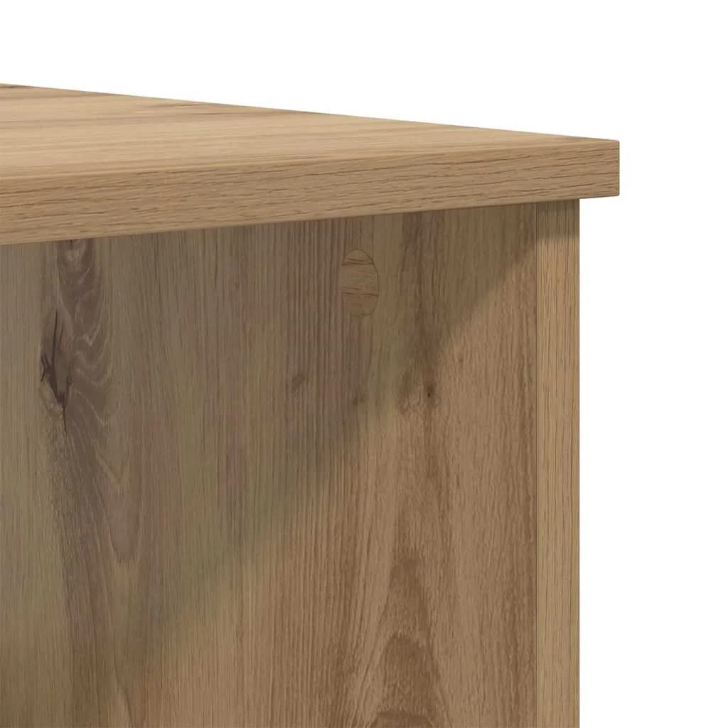 Klubska miza Umetni hrast 102 x 50 x 36cm Inženirski les - slika 9