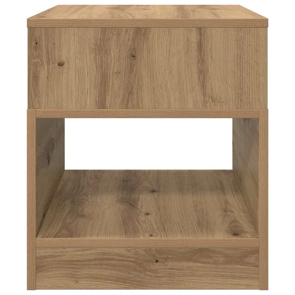 Stranska miza 2 kos Umetni hrast 40,5 x 40 x 45 cm - slika 6
