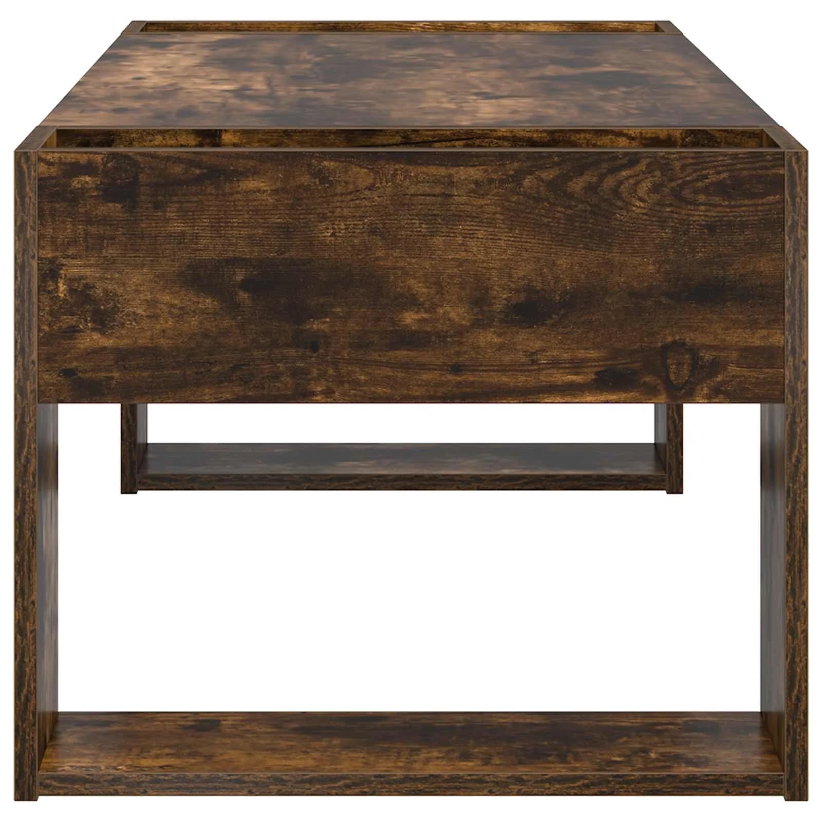 Klubska miza Dimljeni oreh 110 x 50 x 41 cm Inženirski les - slika 6
