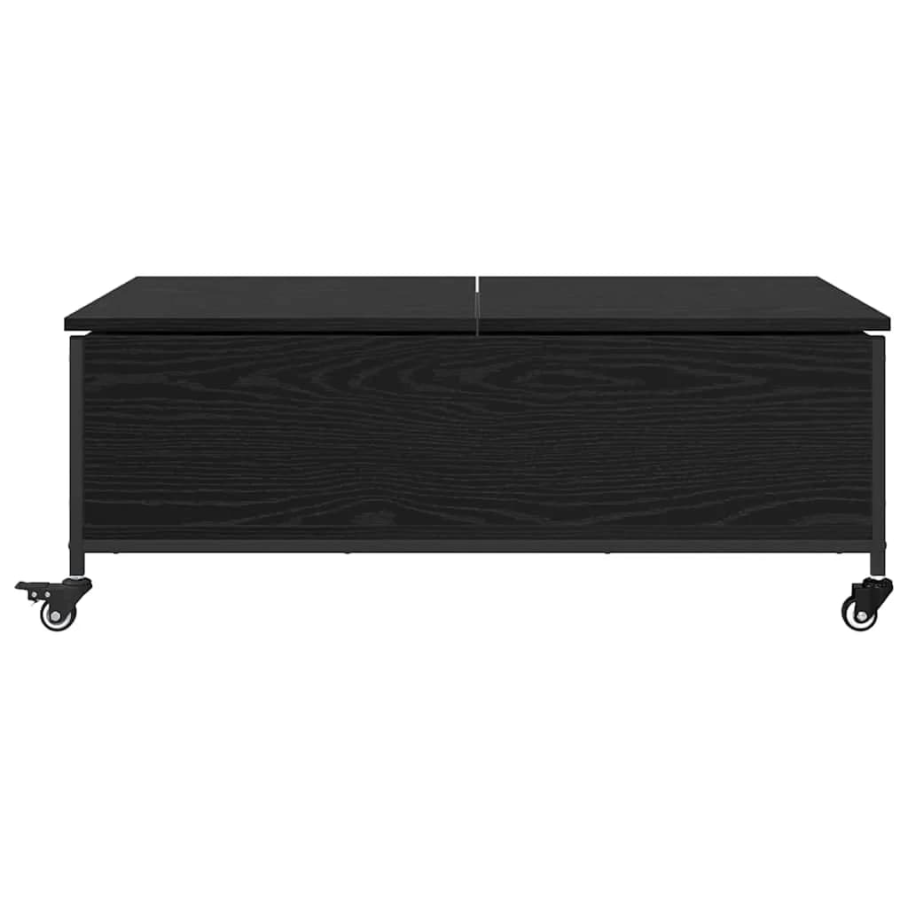 Klubska miza Črna Orehovina 91 x 55 x 32 cm Inženirski les - slika 6