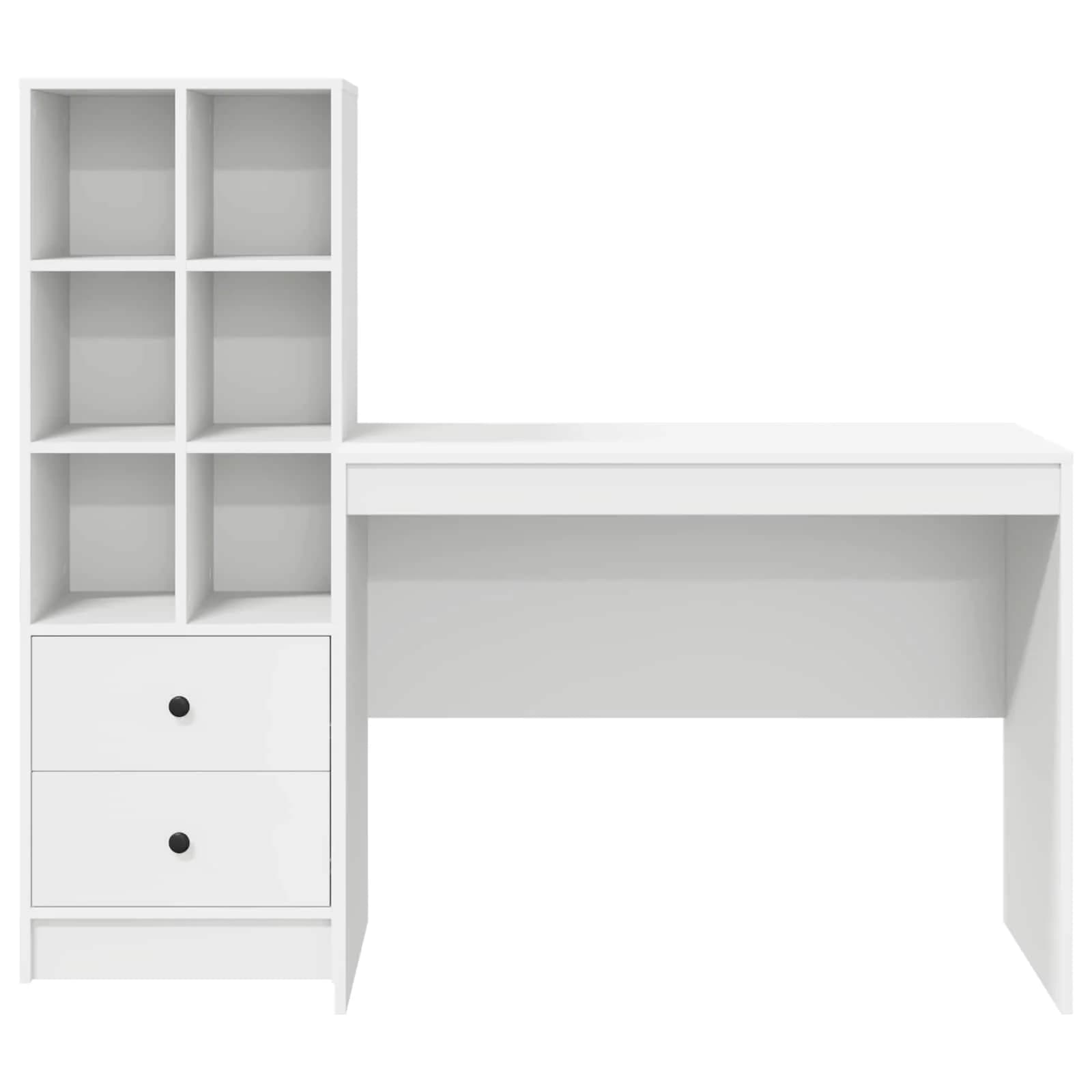 Miza Bela 145.5 x 50 x 127 cm 2 kos - slika 8