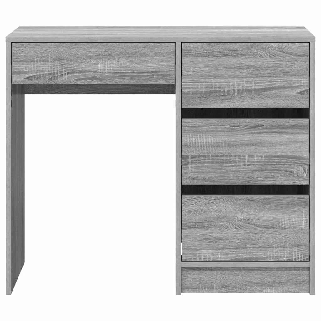 Miza Siva Sonoma Inženirski les 90 x 37.5 x 75 cm - slika 6