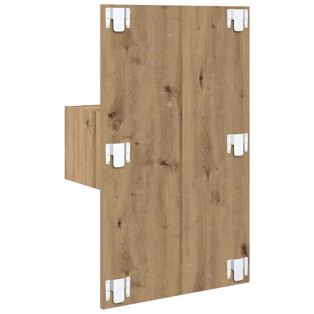 Nočna omarica 2 kos Umetni hrast 50 x 32,5 x 80 cm - slika 9