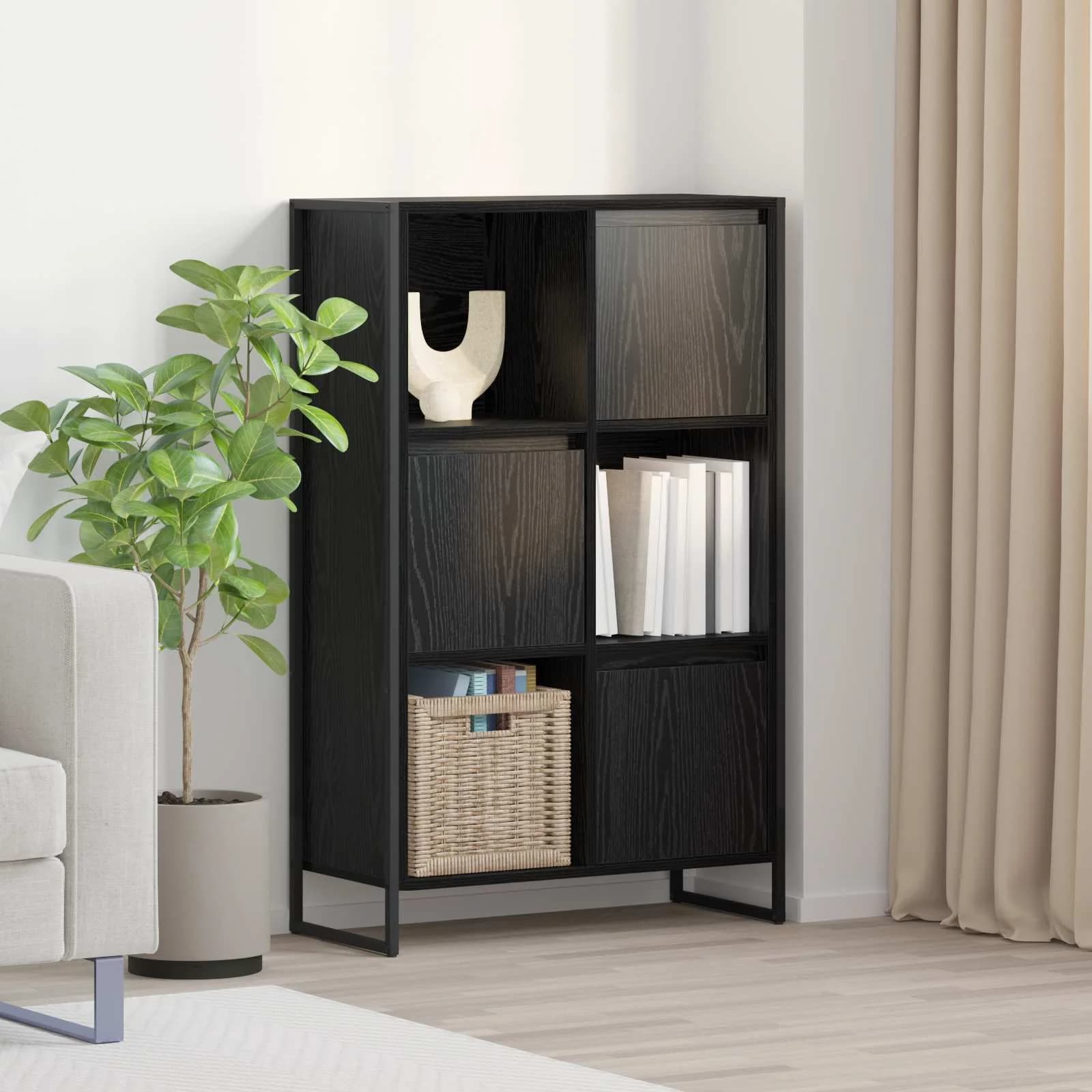 Knjigovni omar 68 x 30 x 108.5 cm Inženirski les Črna Orehovina