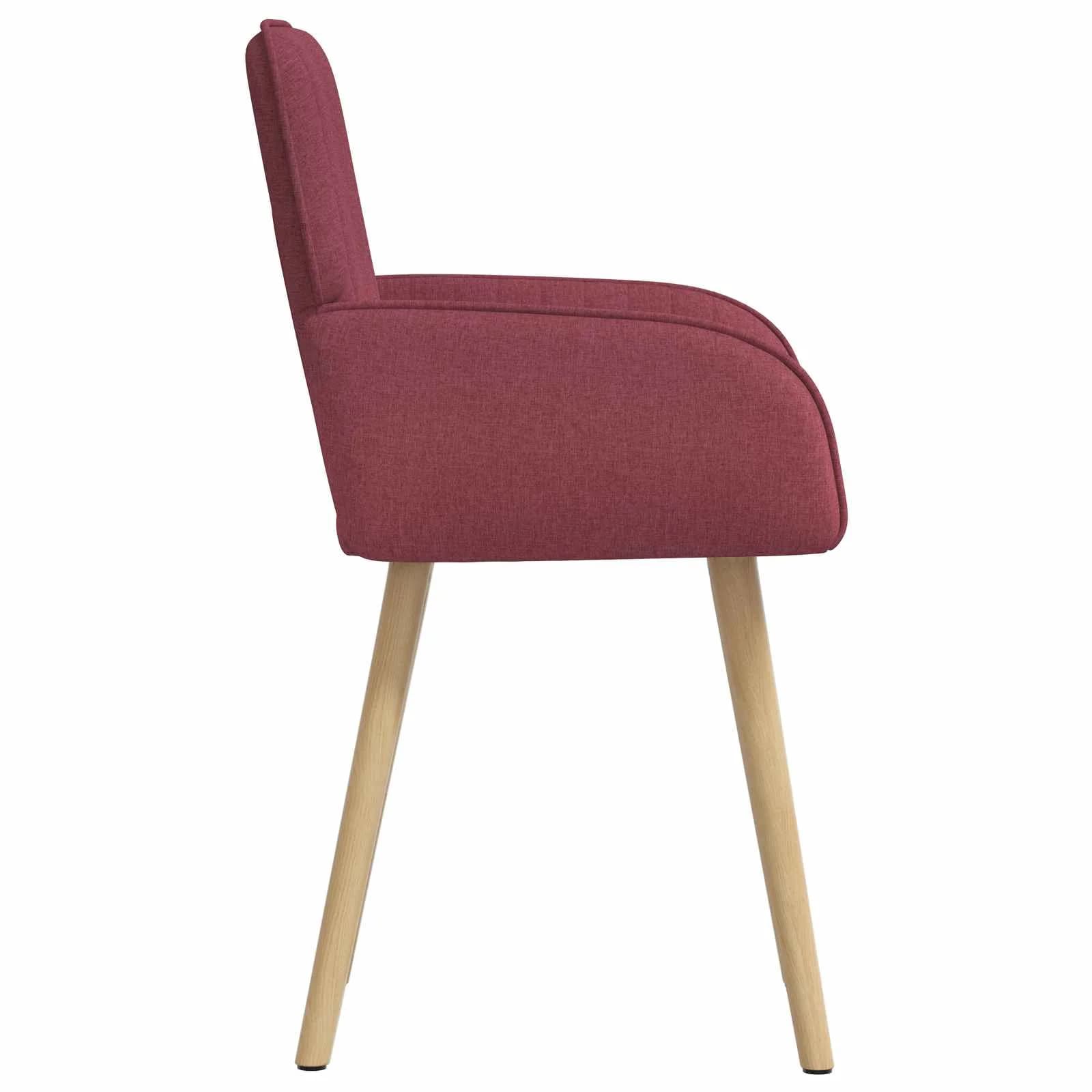 Jedilni stoli 4 kos Blago Vinorodna rdeča 56,5 x 50 x 87,5 cm - slika 4