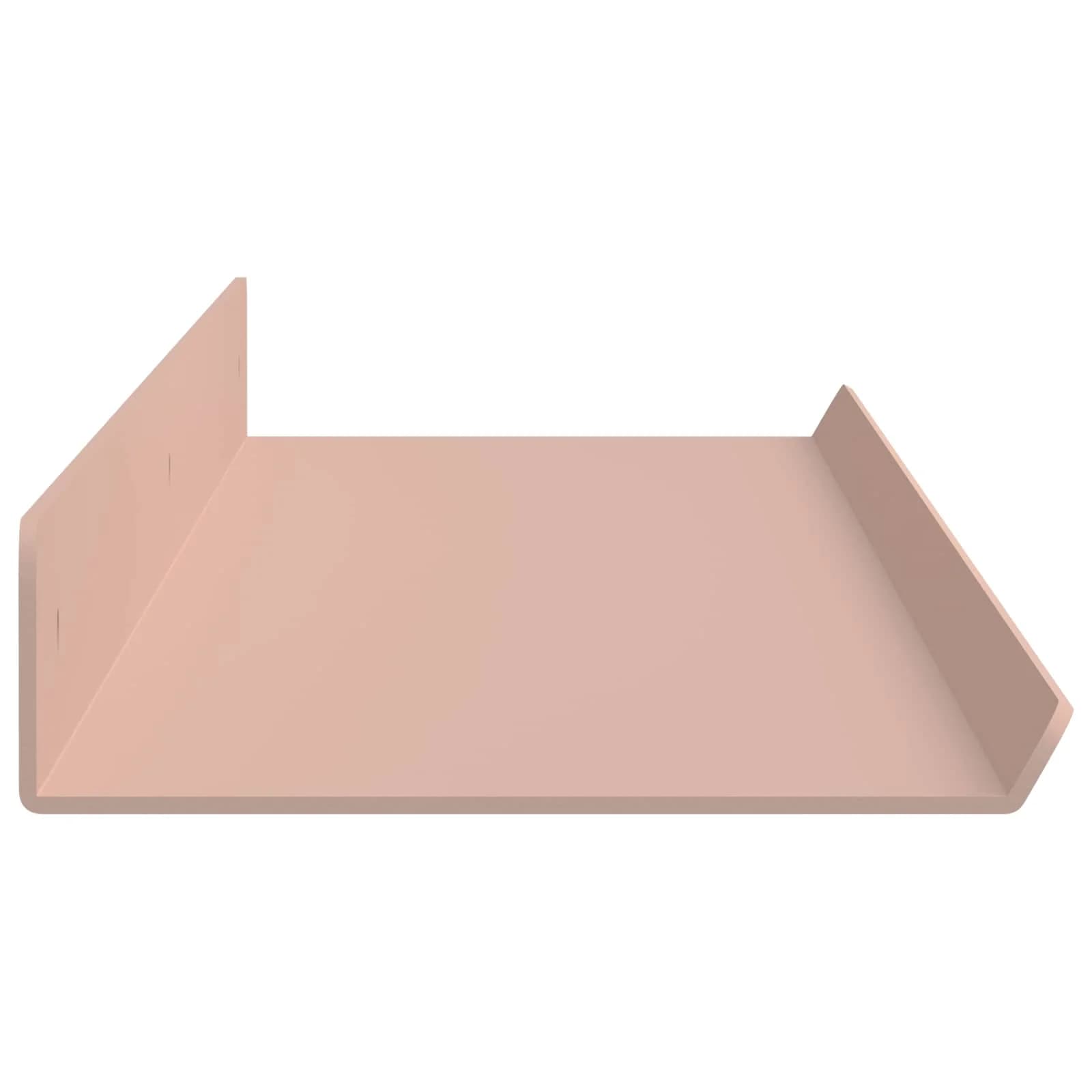 Ležeča polica Montaža za steno 4 kos Roza 80 x 9 x 2,5 cm Jeklo - slika 6
