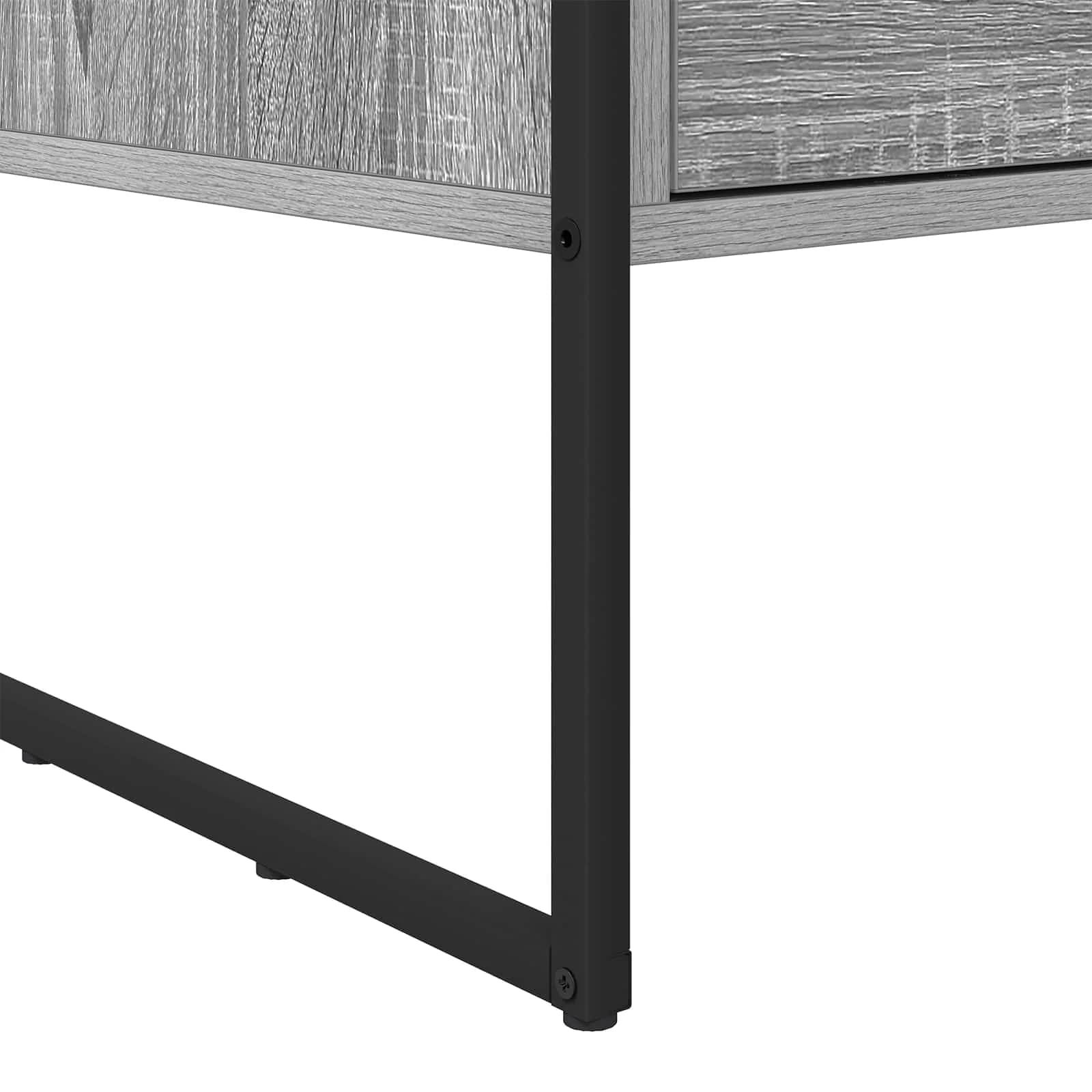 Klubska miza Siva Sonoma 100 x 46 x 40 cm Inženirski les - slika 10