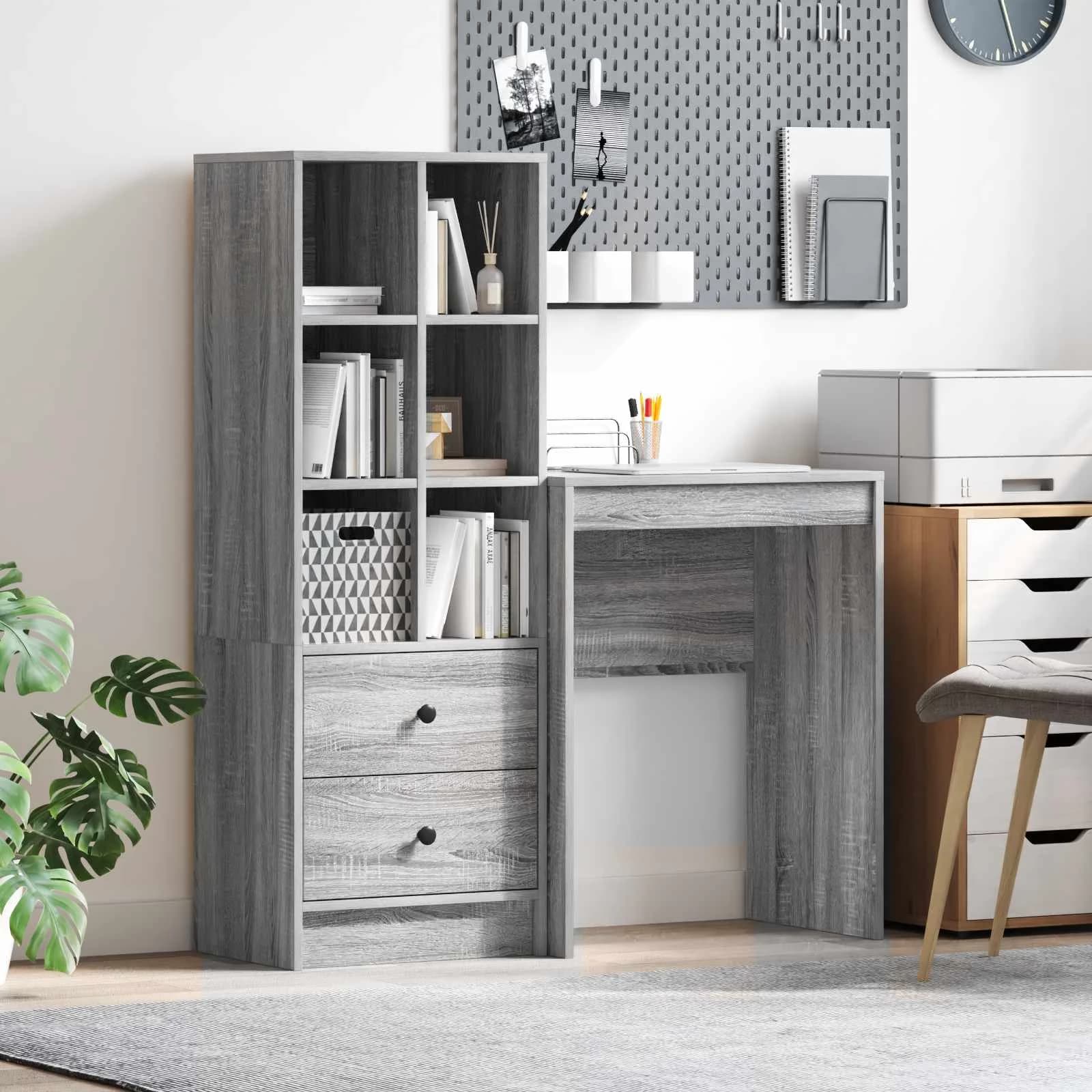 Miza Siva Sonoma 105,5 x 34 x 127 cm 2 kos