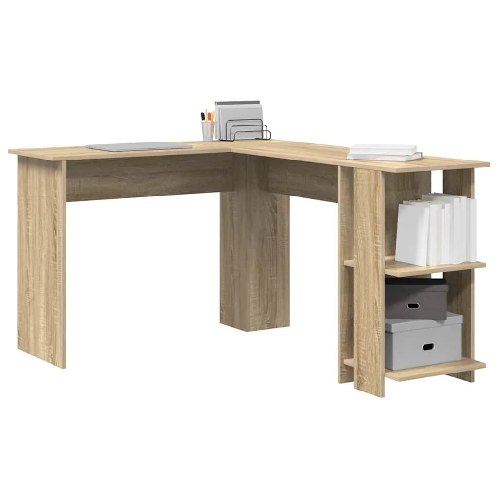 Kotniška miza Sonoma hrast Inženirski les 140 x 113,5 x 75 cm - slika 3