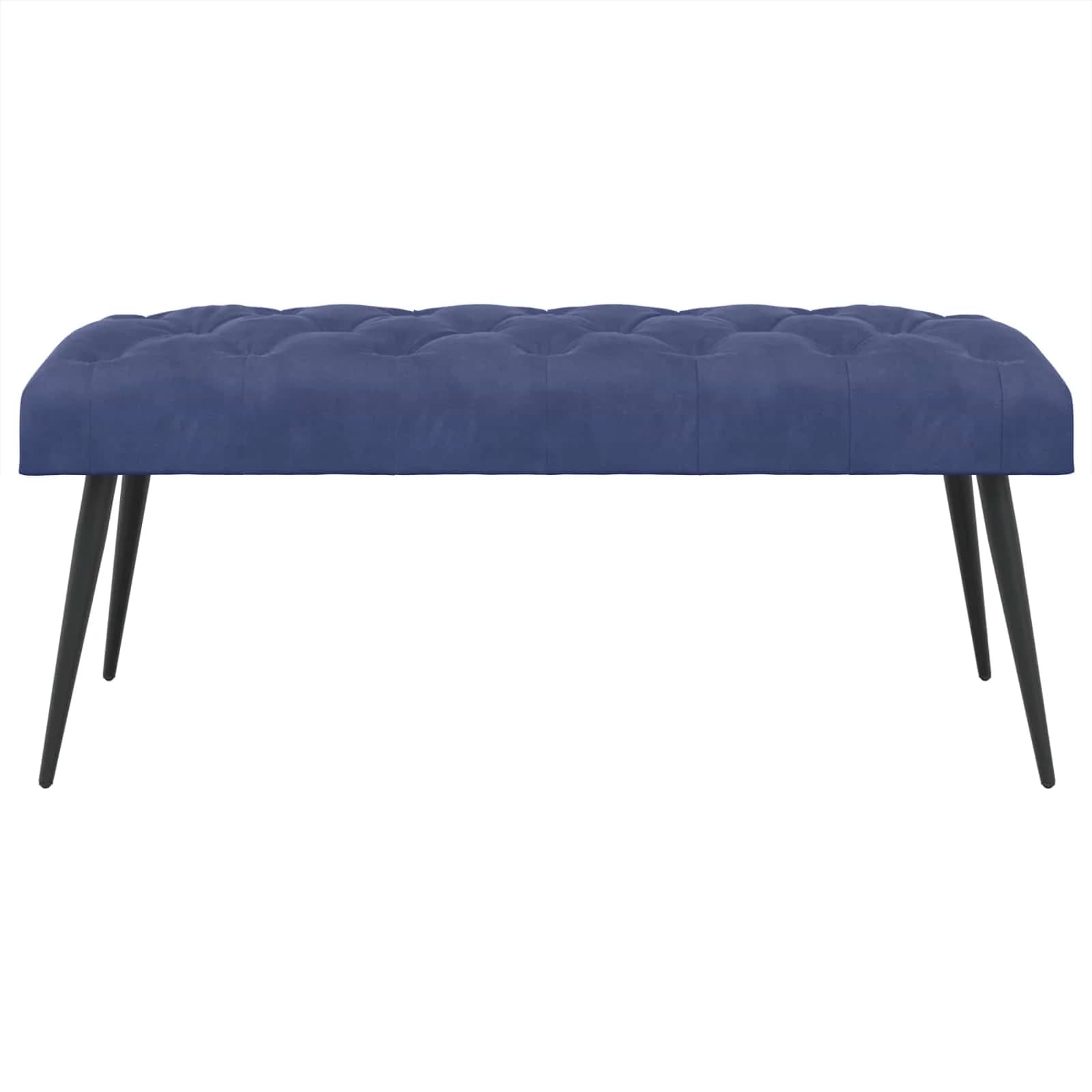 Klop s gumbnim oblazinjenjem Policijska modra 110 x 40 x 46 cm - slika 5