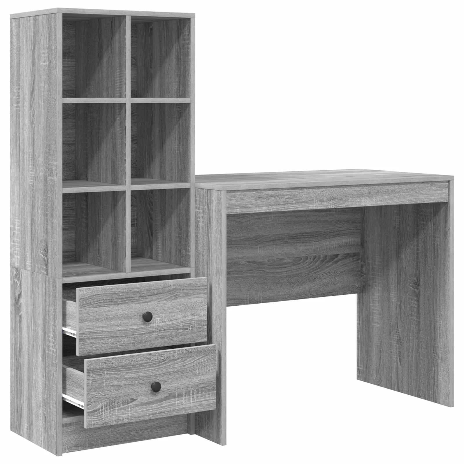Miza Siva Sonoma 135,5 x 50 x 127 cm 2 kos - slika 7