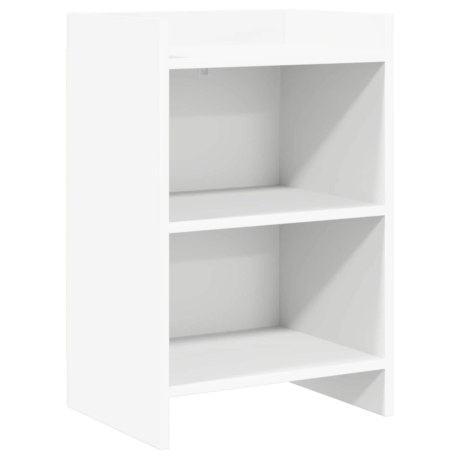 Posteljne mize Bela 40 x 30 x 60 cm Inženirski les