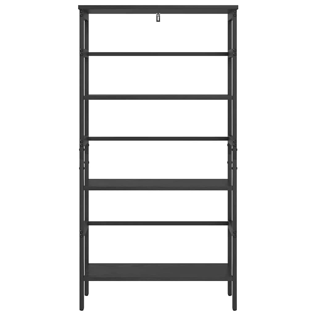 Knjižna polica 3 nivojev 60 x 29,5 x 115 cm Inženirski les - slika 5