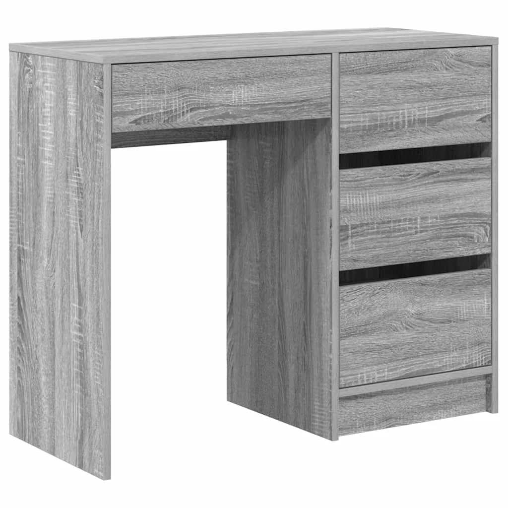 Miza Siva Sonoma Inženirski les 90 x 37.5 x 75 cm - slika 2