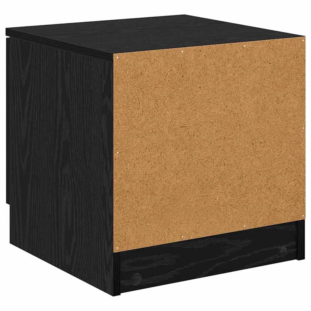 Posteljna omarica 2 kos Črna Orehovina 40 x 39 x 40cm - slika 9
