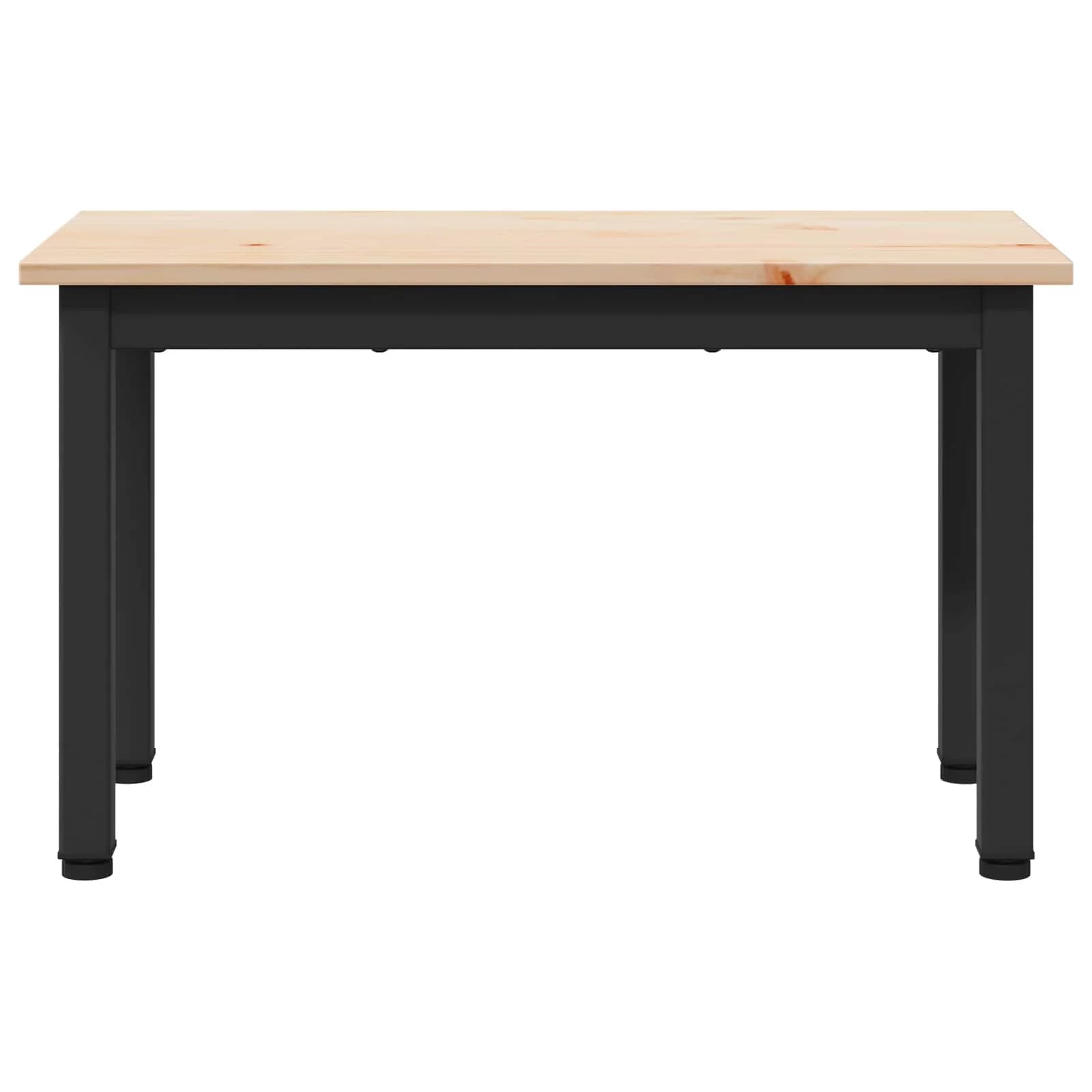 Klubska miza Naravna 60 x 30 x 36 cm Masivno borovo les - slika 5