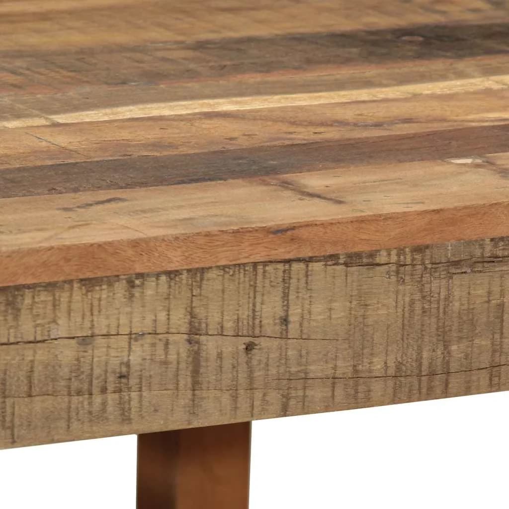 Klubska miza Rjava 60 x 55 x 40 cm Trdna obnovljena les - slika 9