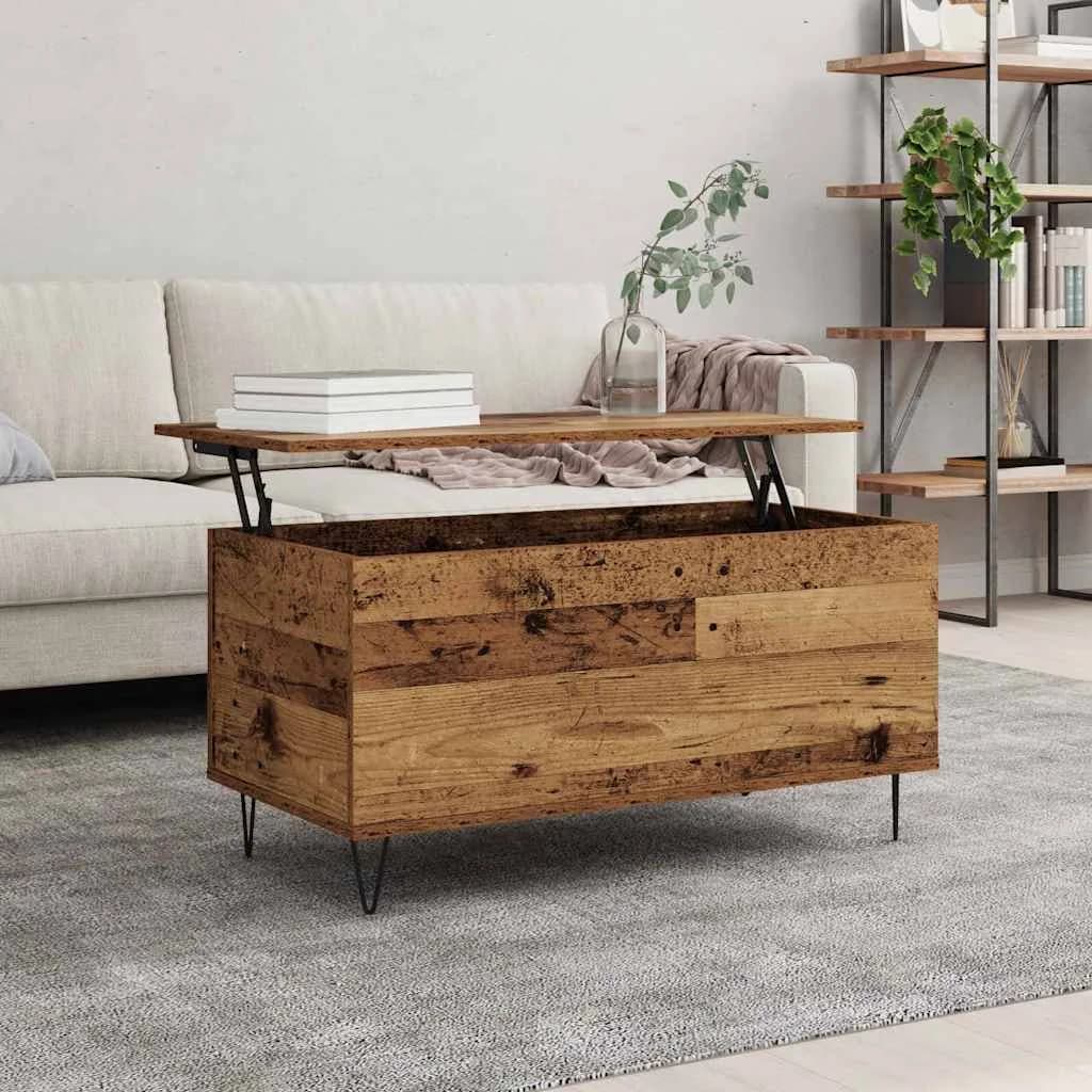Klubska miza Star les 90 x 44.5 x 45 cm Inženirski les - slika 4