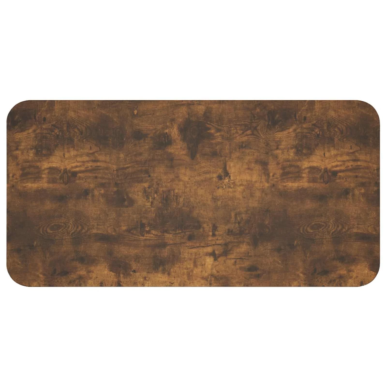 Klubska miza Dimljen hrast 100 x 50 x 45 cm Inženirski les - slika 4