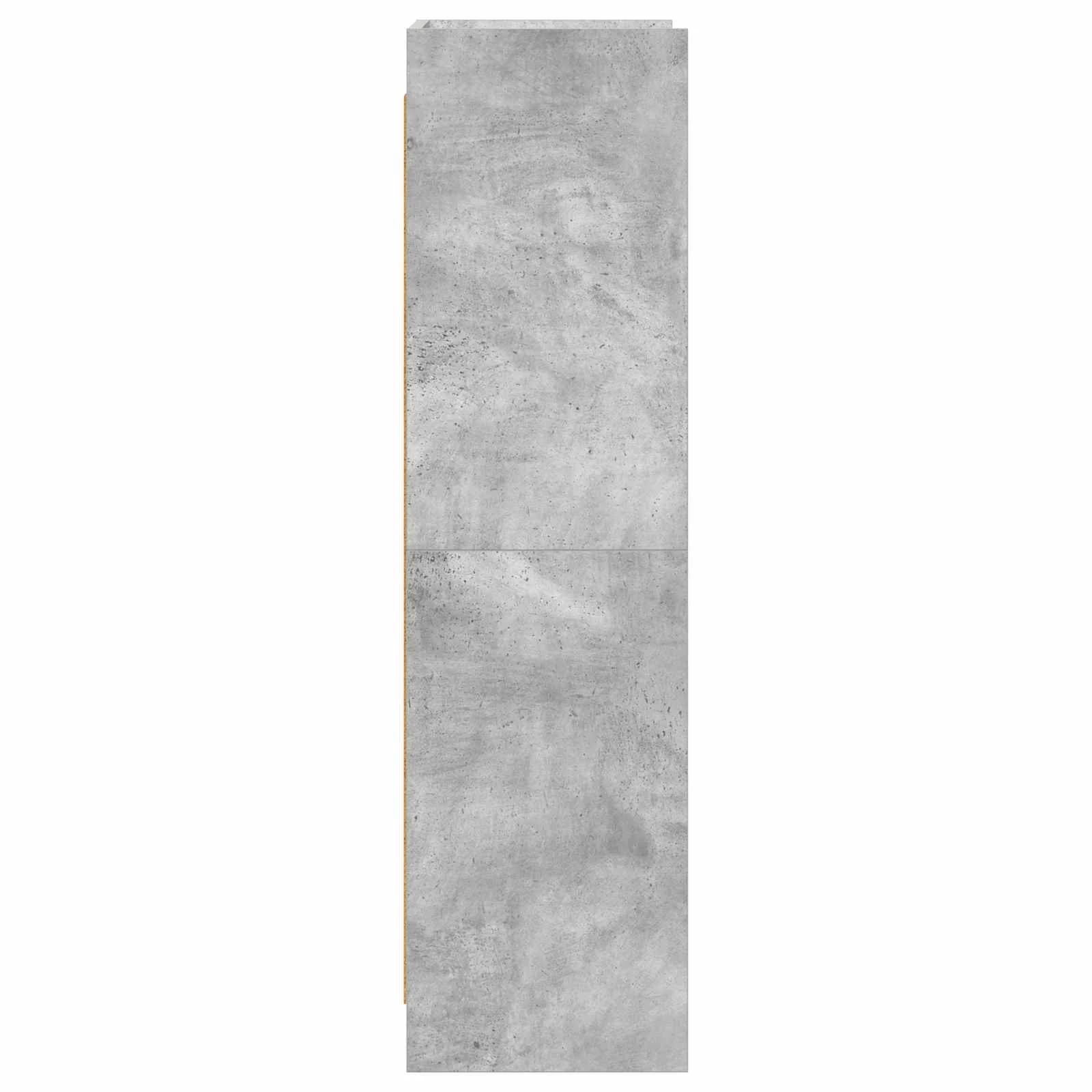 Knjižna omara Betonsko siva 59 x 30 x 111 cm Inženirski les - slika 5