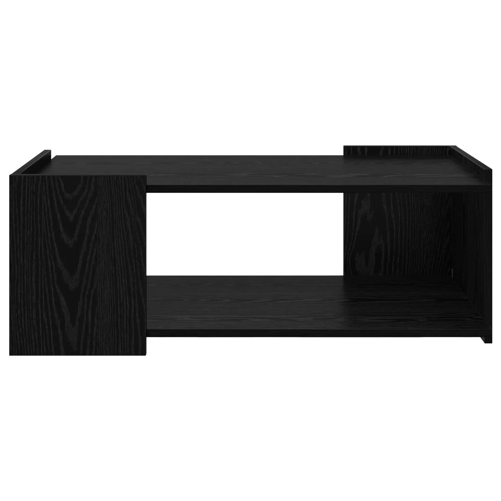 Klubska miza Črni hrast 90 x 50 x 33 cm Inženirski les - slika 5