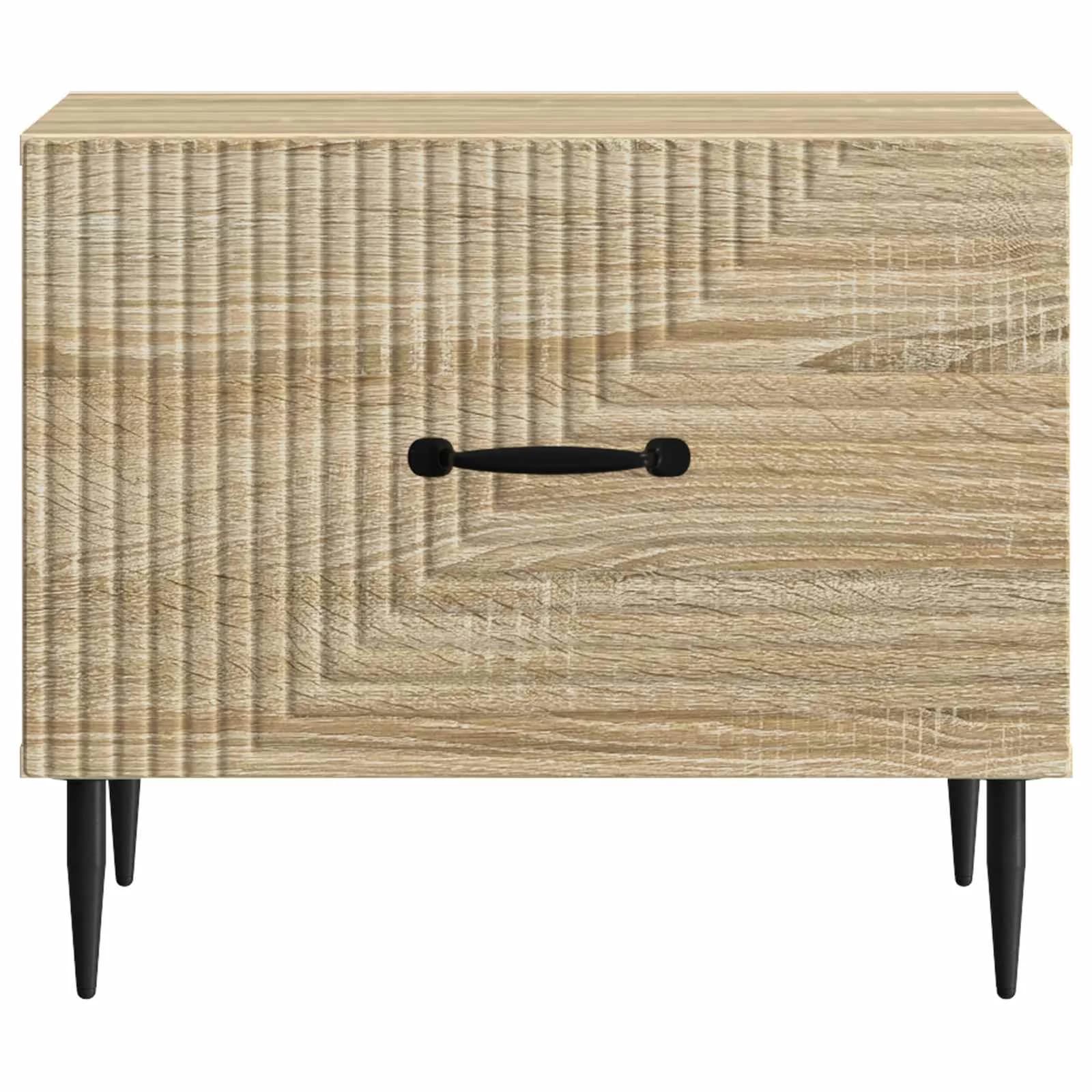 Klubska miza Sonoma hrast 49 x 50 x 40 cm Inženirski les - slika 5