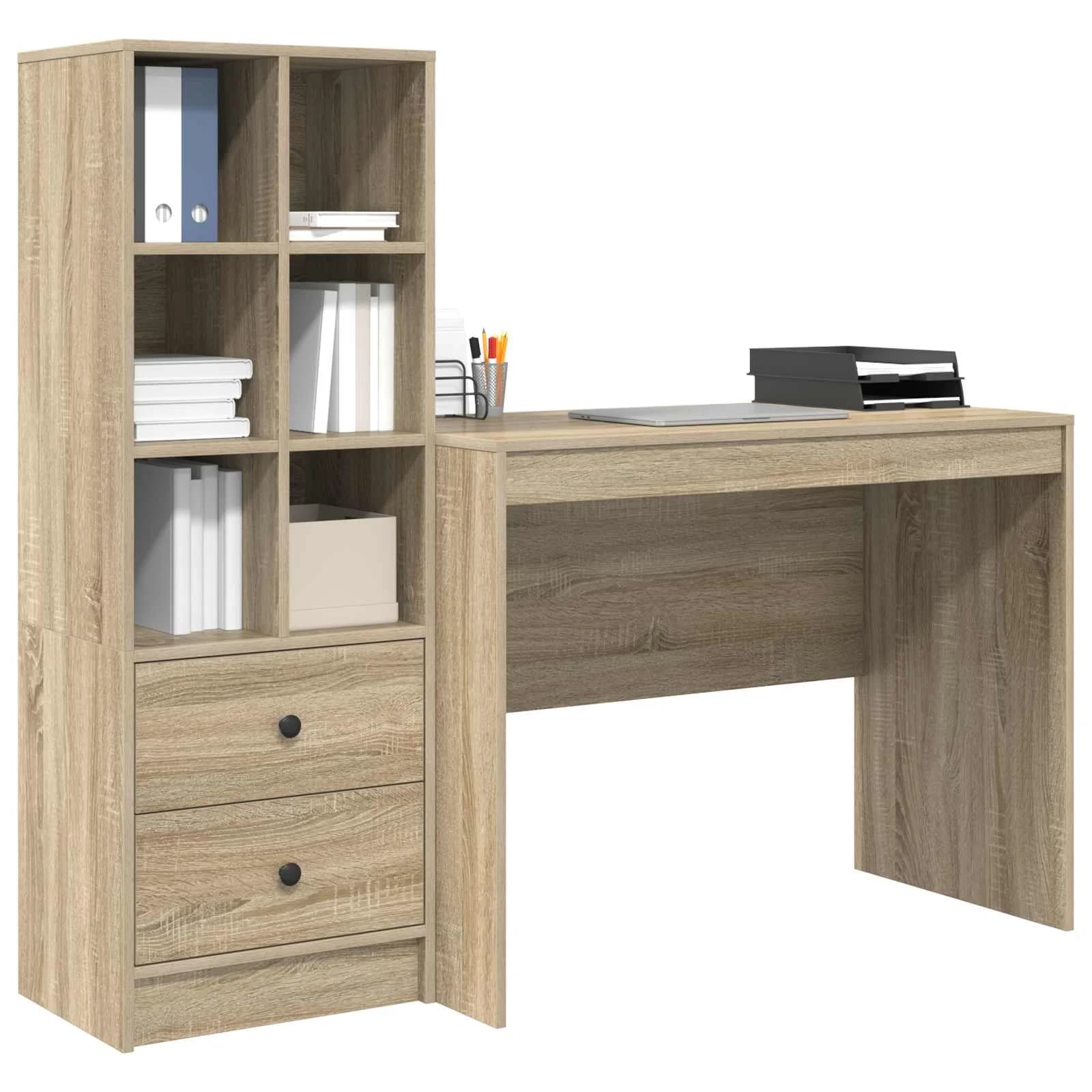 Miza Sonoma hrast 145.5 x 50 x 127 cm 2 kos - slika 3