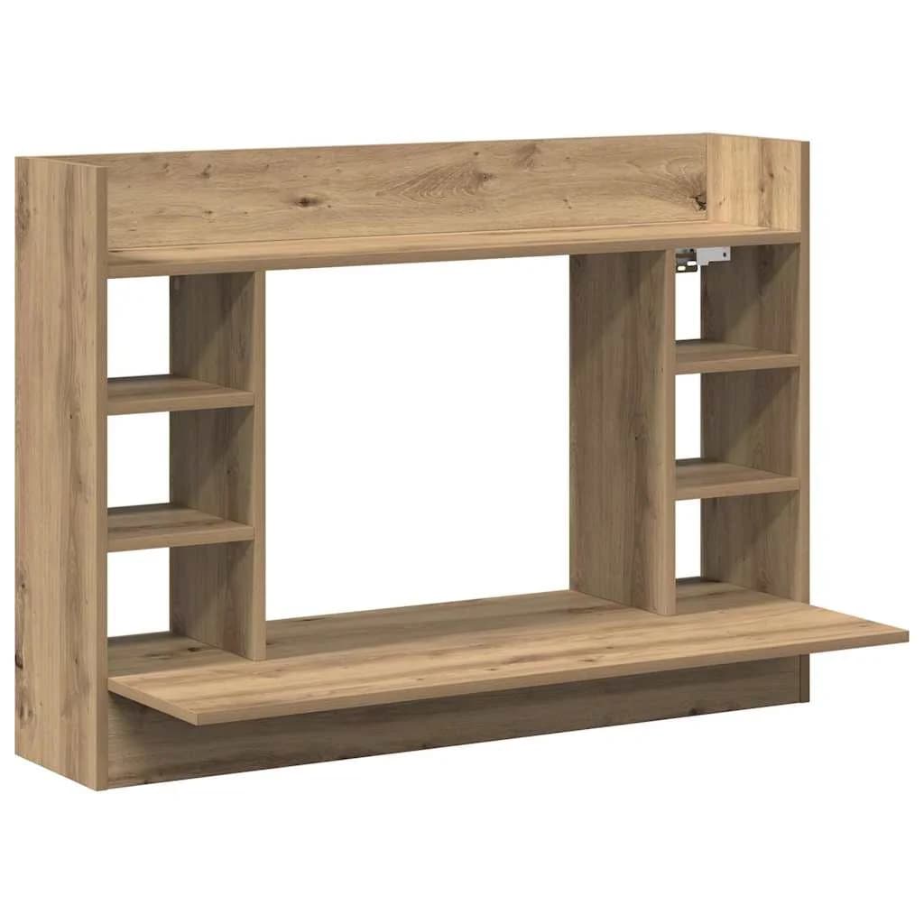Stenska miza artisan hrast Inženirski les 105 x 48 x 75 cm - slika 2