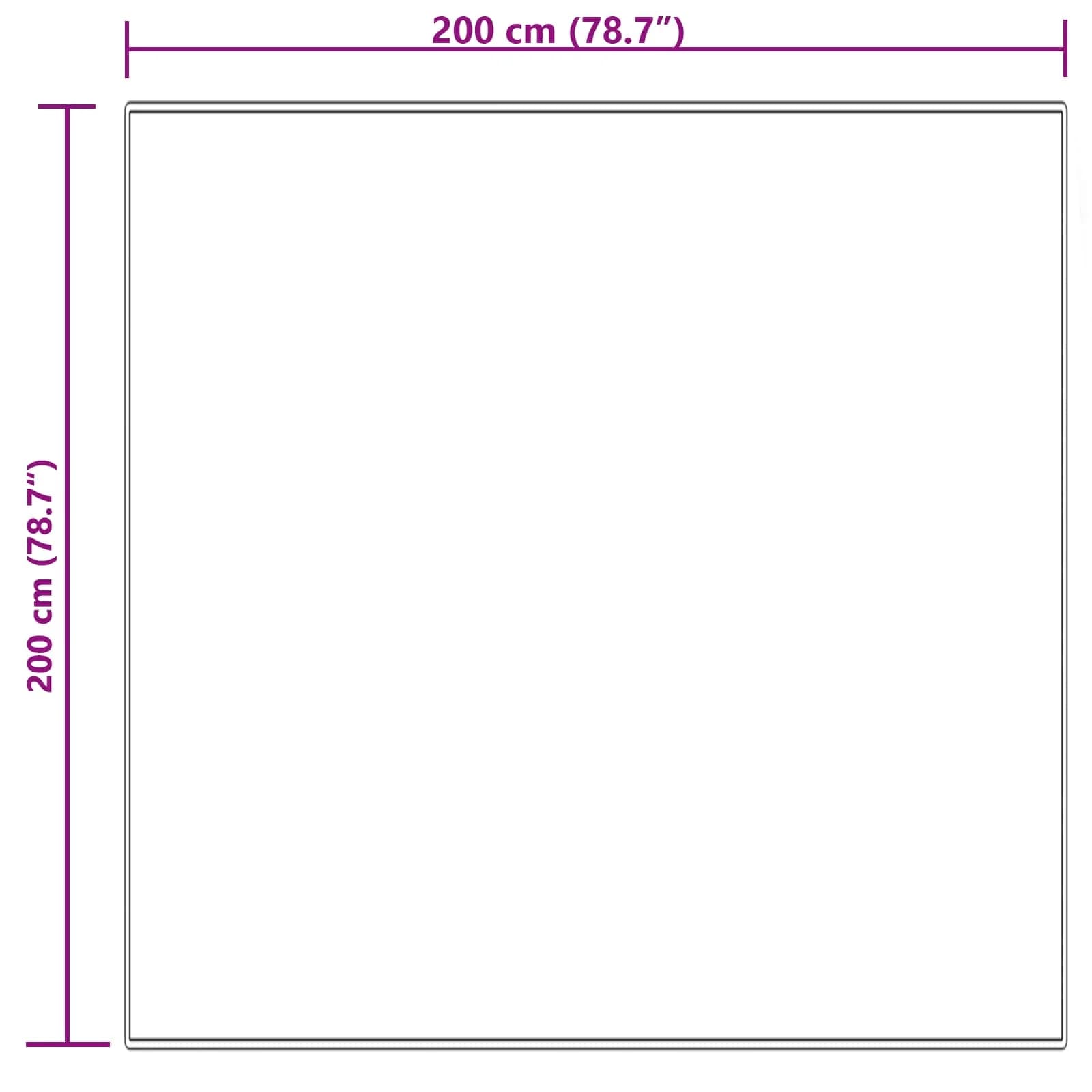 Preproga iz umetnega ovčjega krzna TAFALLA Krem 200 x 200 cm - slika 10