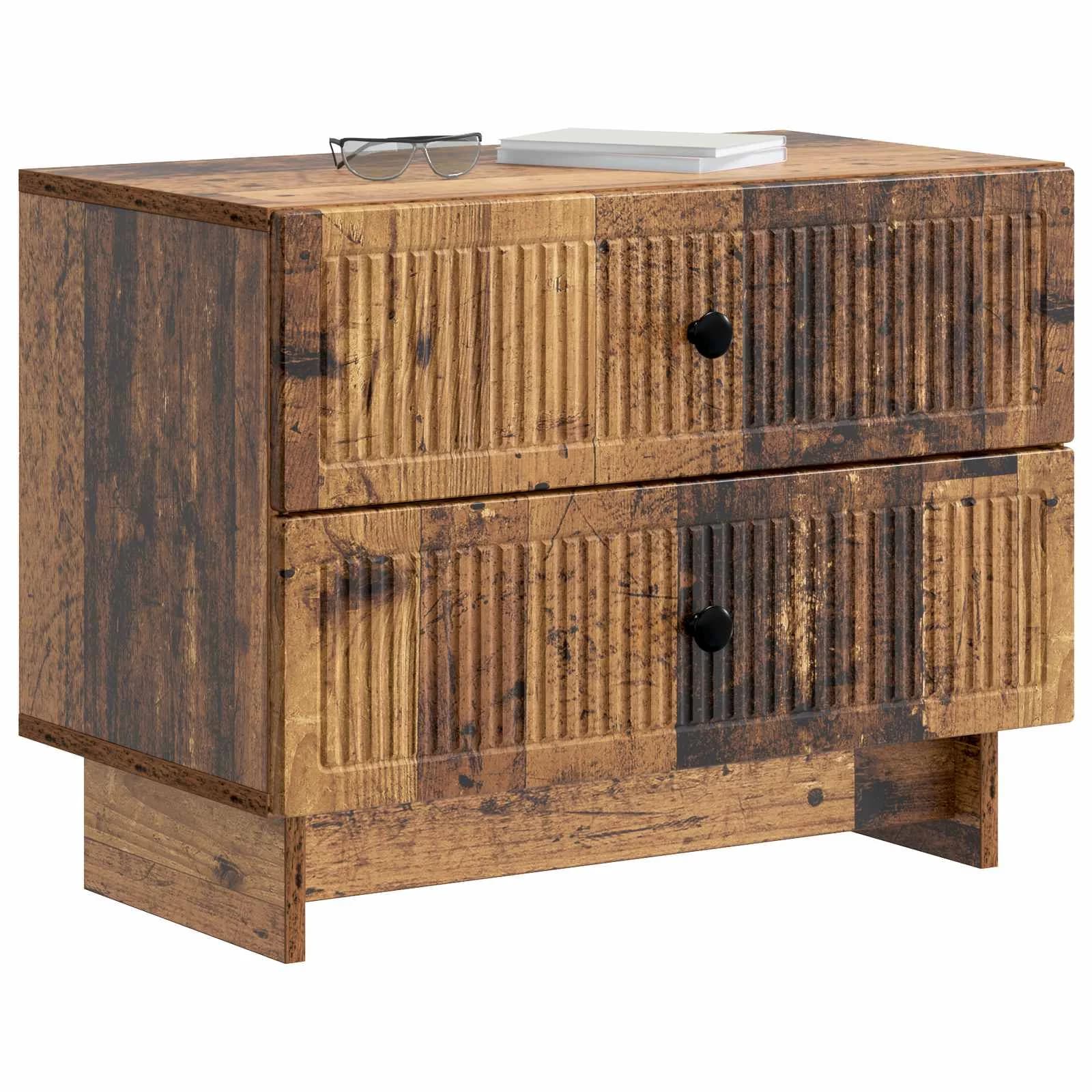 Nočna omarica Star les 62 x 34,5 x 47,5 cm Inženirski les - slika 3