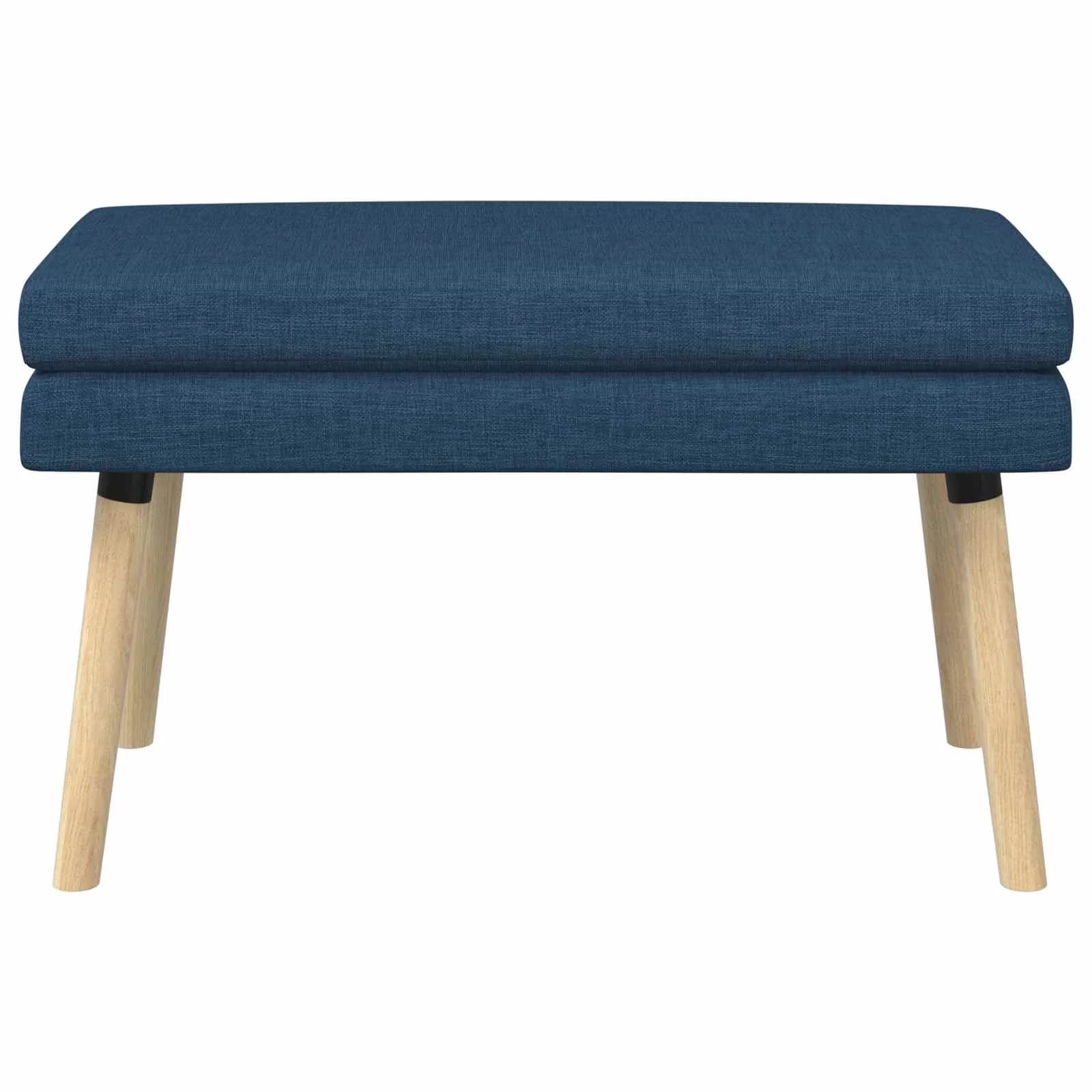 Dvojna klop Modra 80 x 40 x 47 cm Blago - slika 5