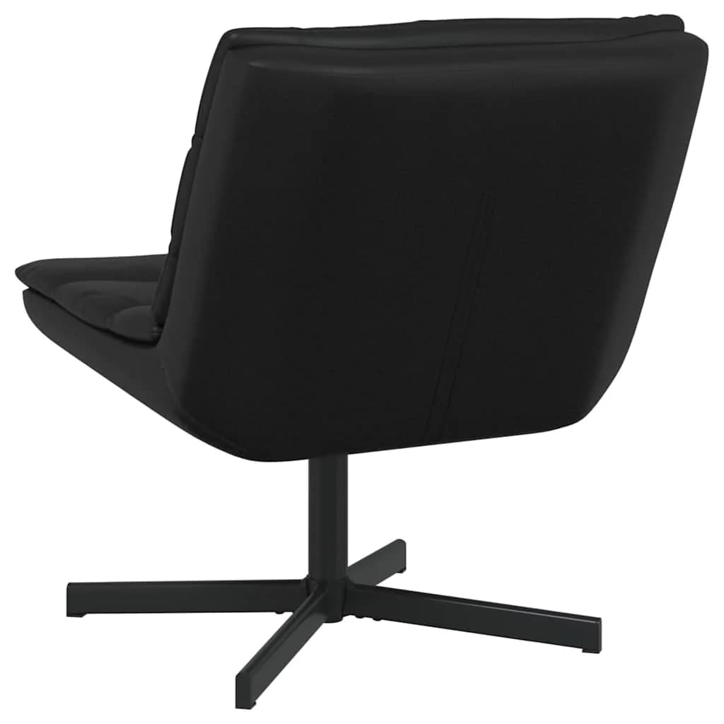 Vrtljiv stol Črna 63 x 75 x 76 cm Umetno usnje - slika 6