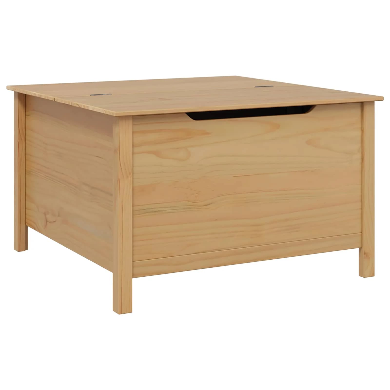 Klubska miza s predalom HILL Medeno rjava 79.5 x 79.5 x 49 cm - slika 8