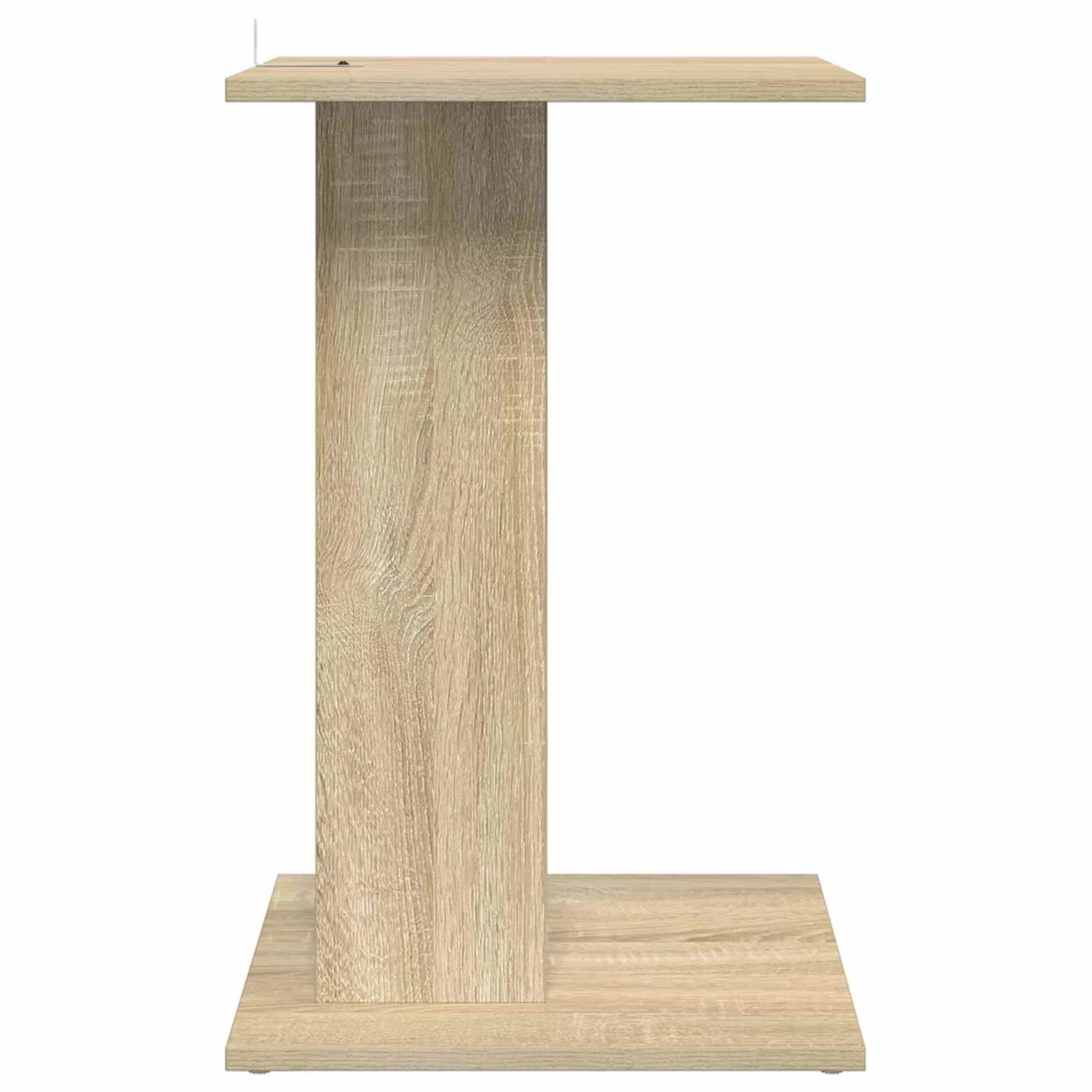 Stranska miza Sonoma hrast 45 x 40 x 62,5 cm Inženirski les - slika 6