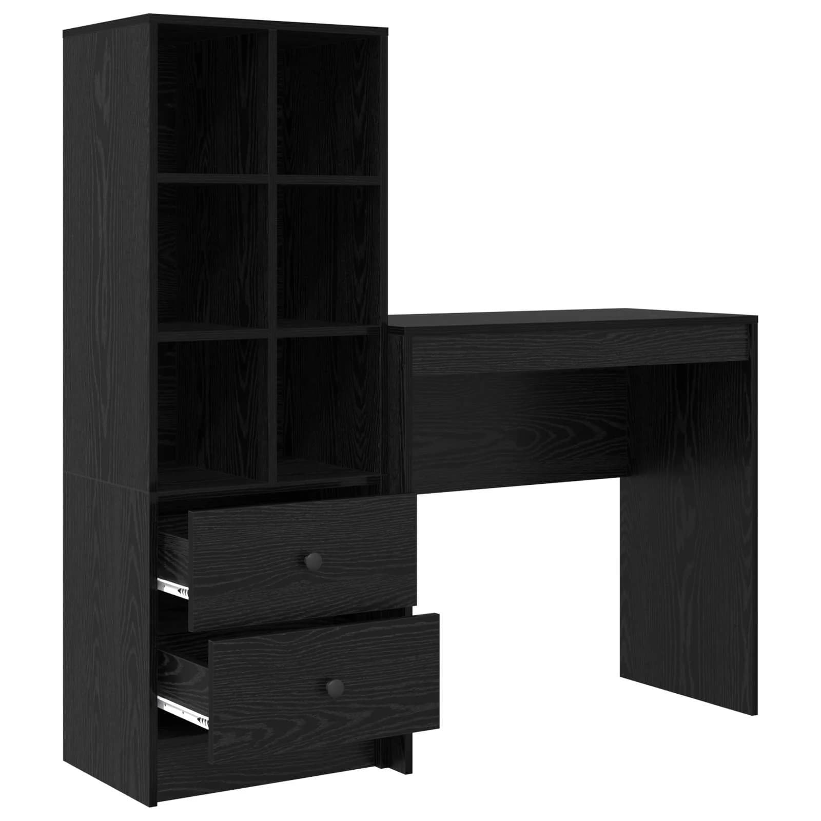 Miza Črna Orehovina 125,5 x 40 x 127 cm 2 kos - slika 7