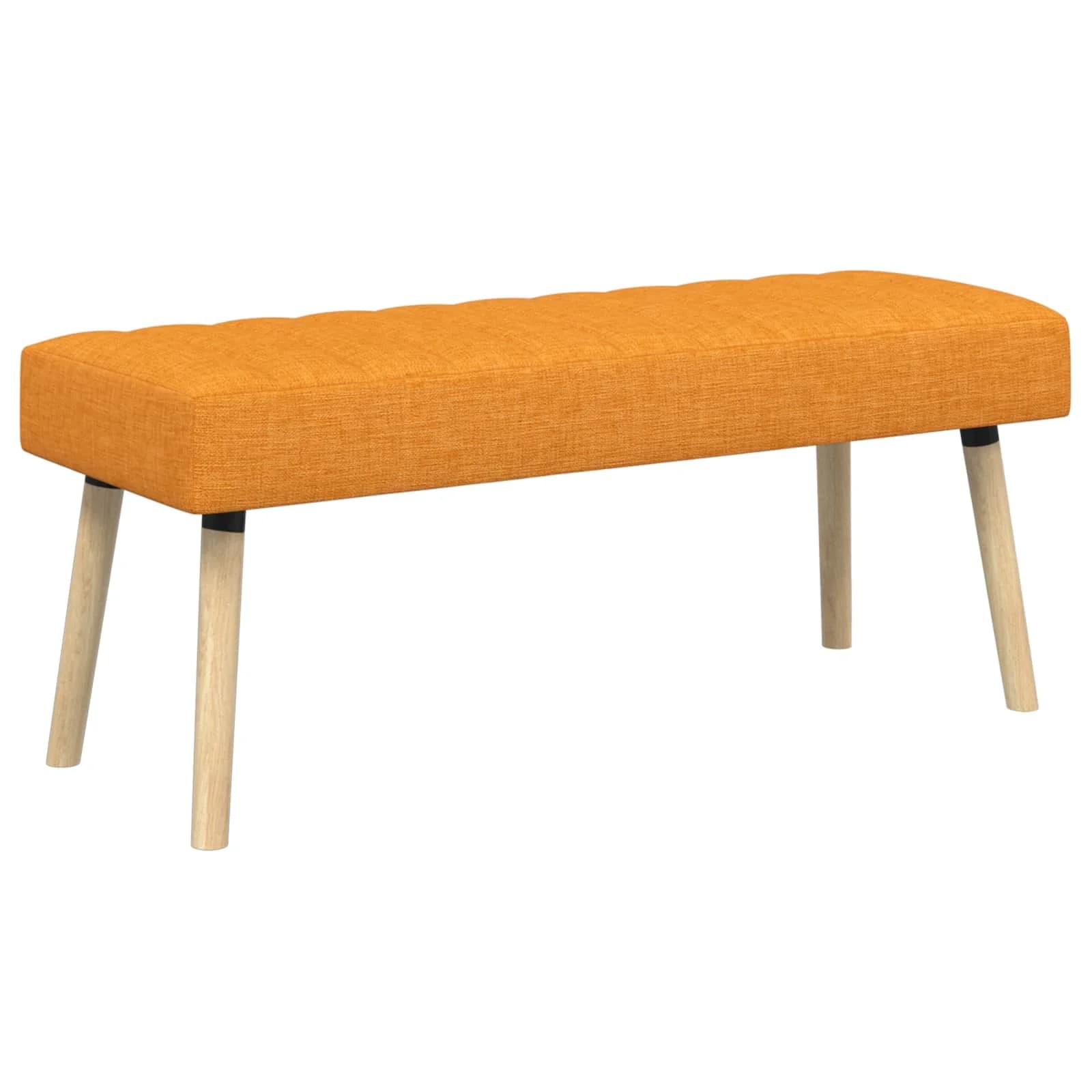 Bench z kanalnim oblazinjenjem Temno rumena 110 x 40 x 46 cm - slika 2