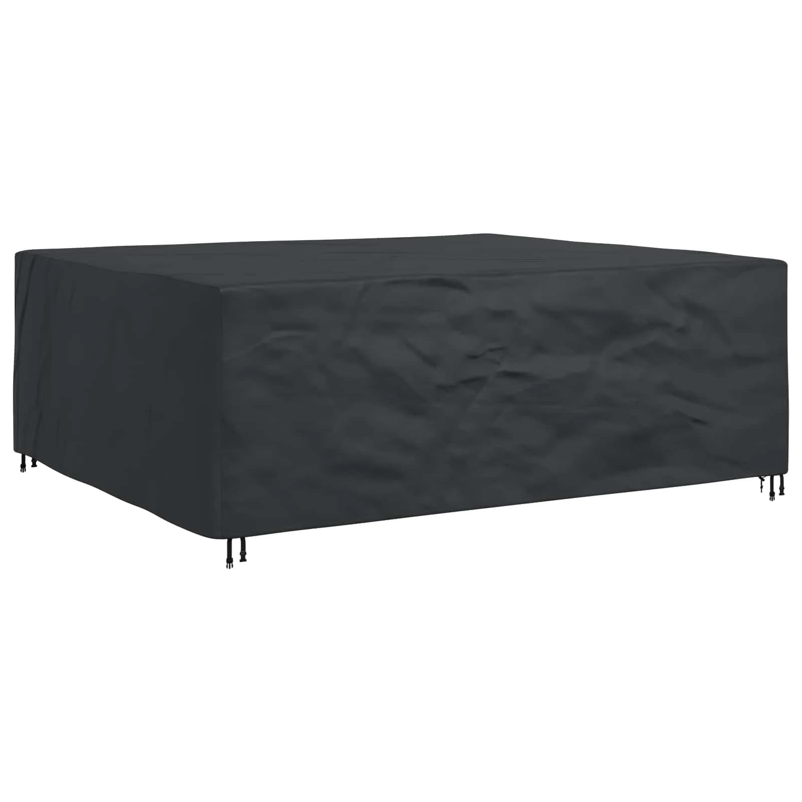 Prevleka za pohištvo Enobarvno Črna 300 x 250 x 100 cm 210D - slika 5